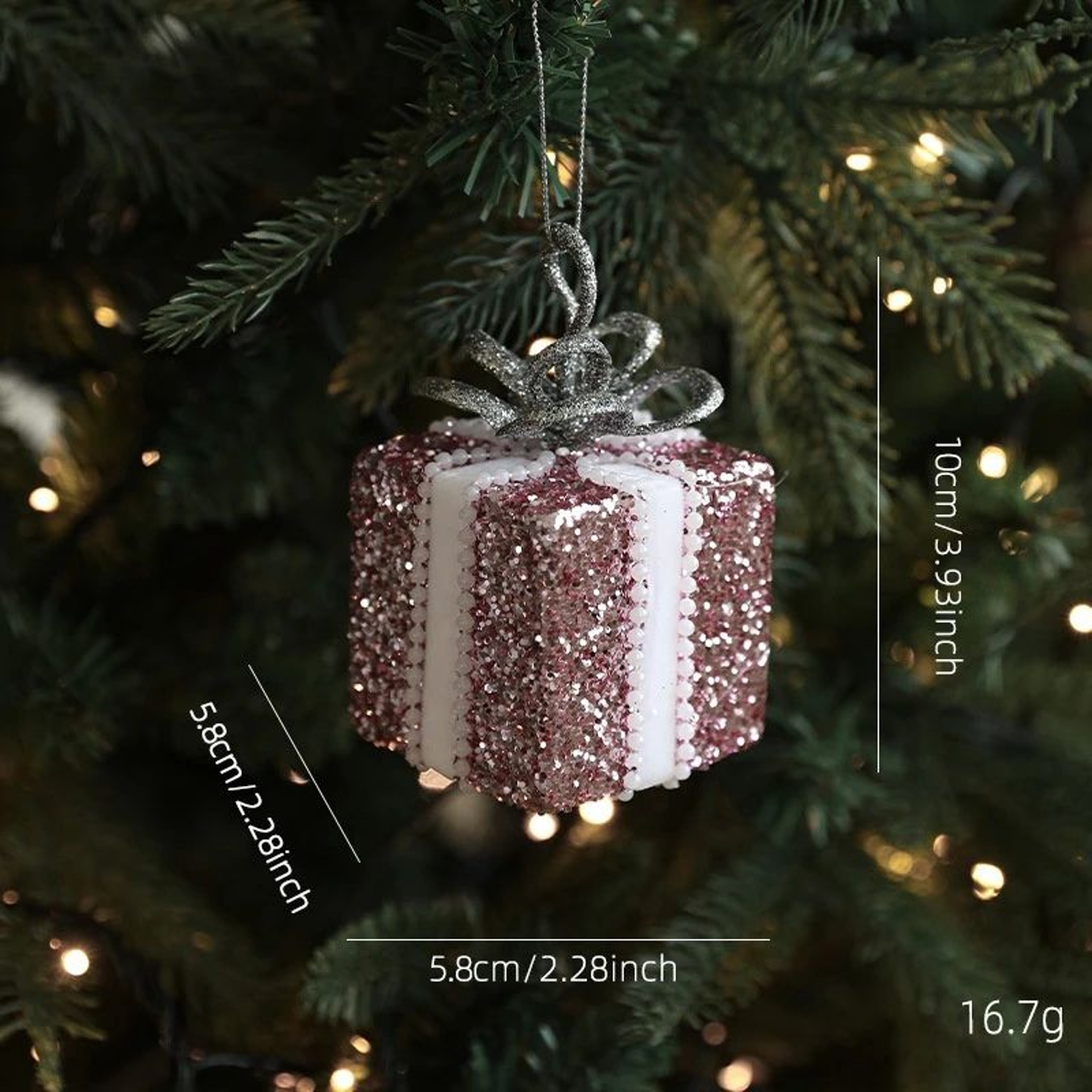 Butterfly Christmas Ball Hanging Ornament For Christmas Tree And Holiday Decor 9