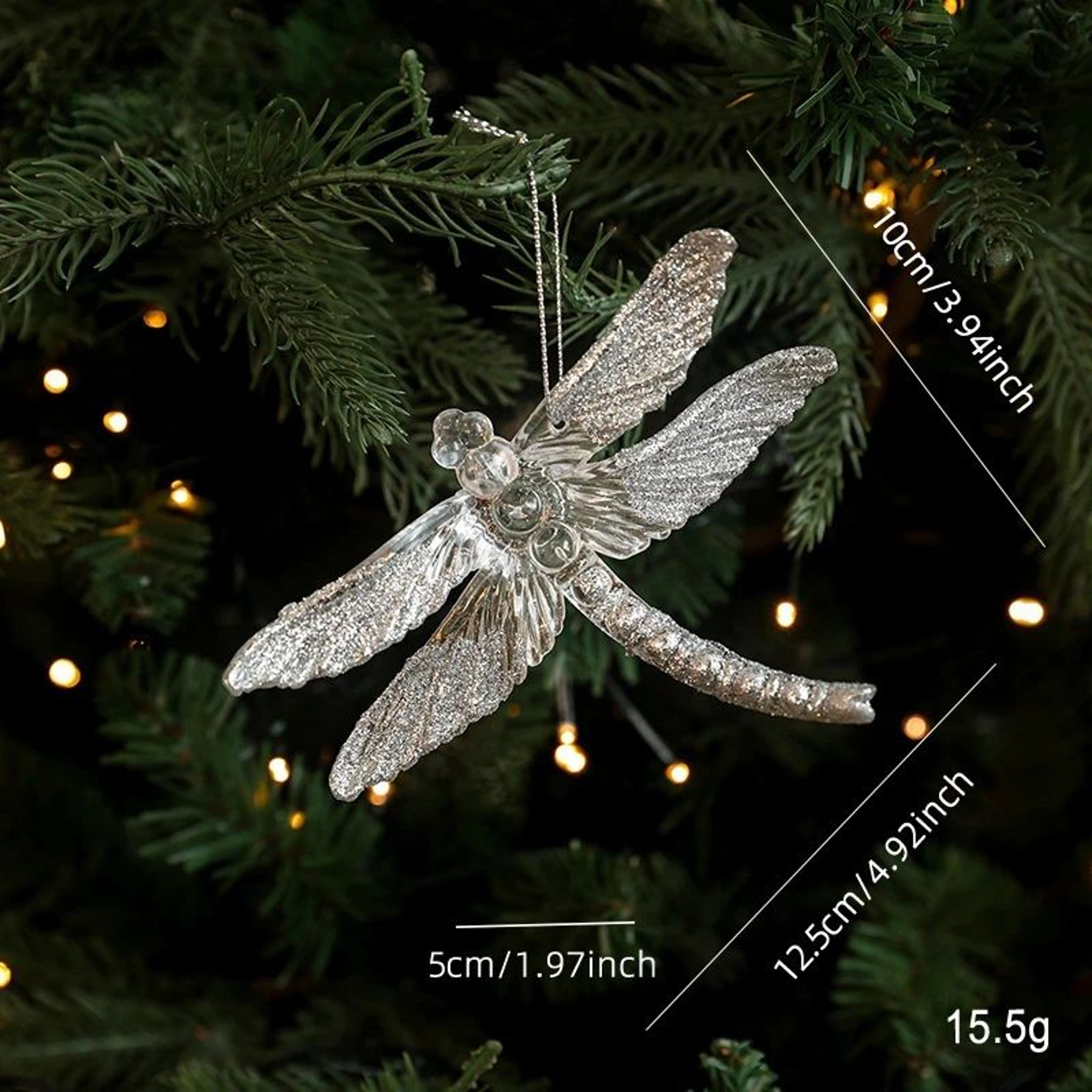 Butterfly Christmas Ball Hanging Ornament For Christmas Tree And Holiday Decor 11