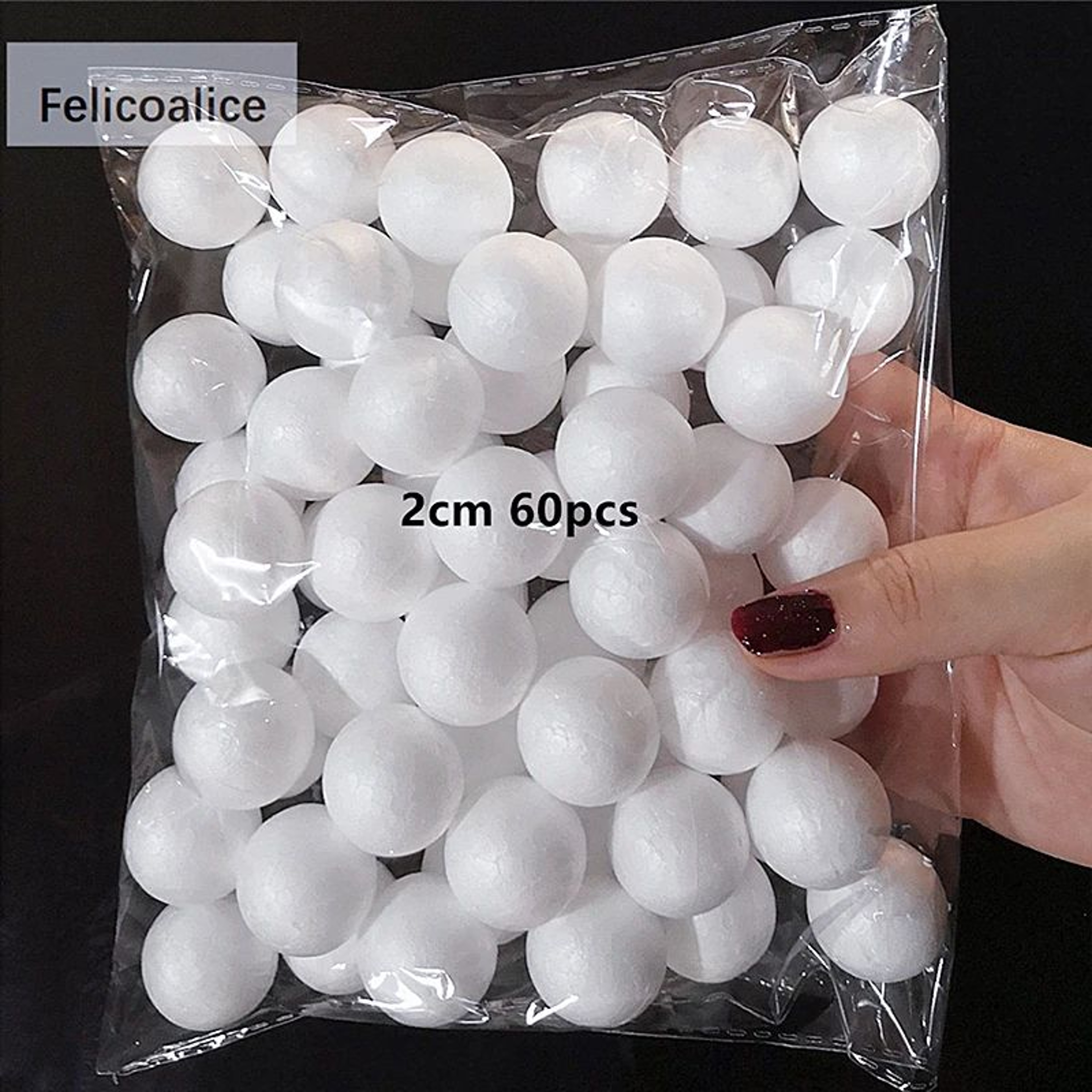 Mini White Styrofoam Craft Balls 14 Cm For DIY Crafts Christmas Ornaments And Party Decor 1