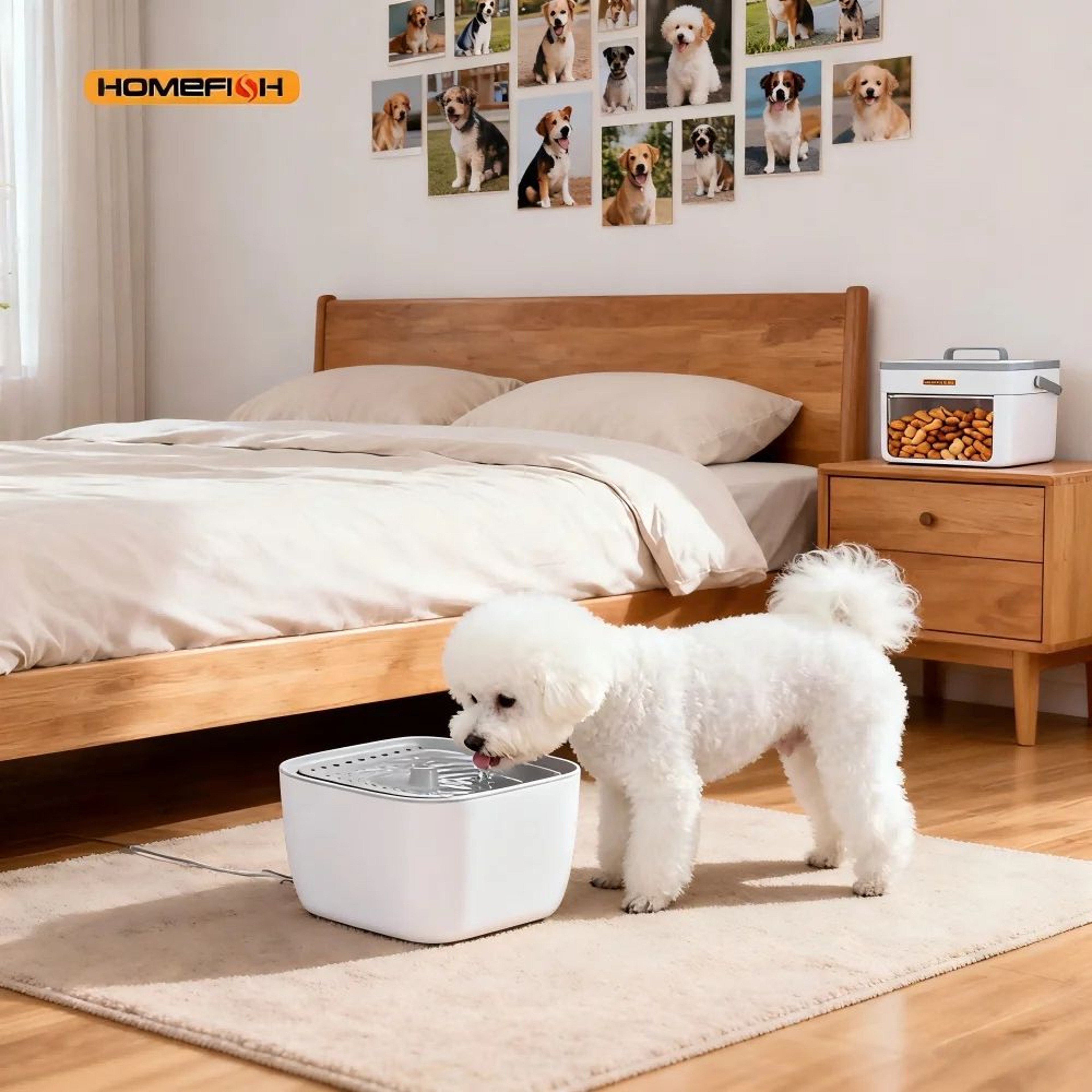 3L Quiet Cat Water Fountain With Recirculating Filter And USB Power 5