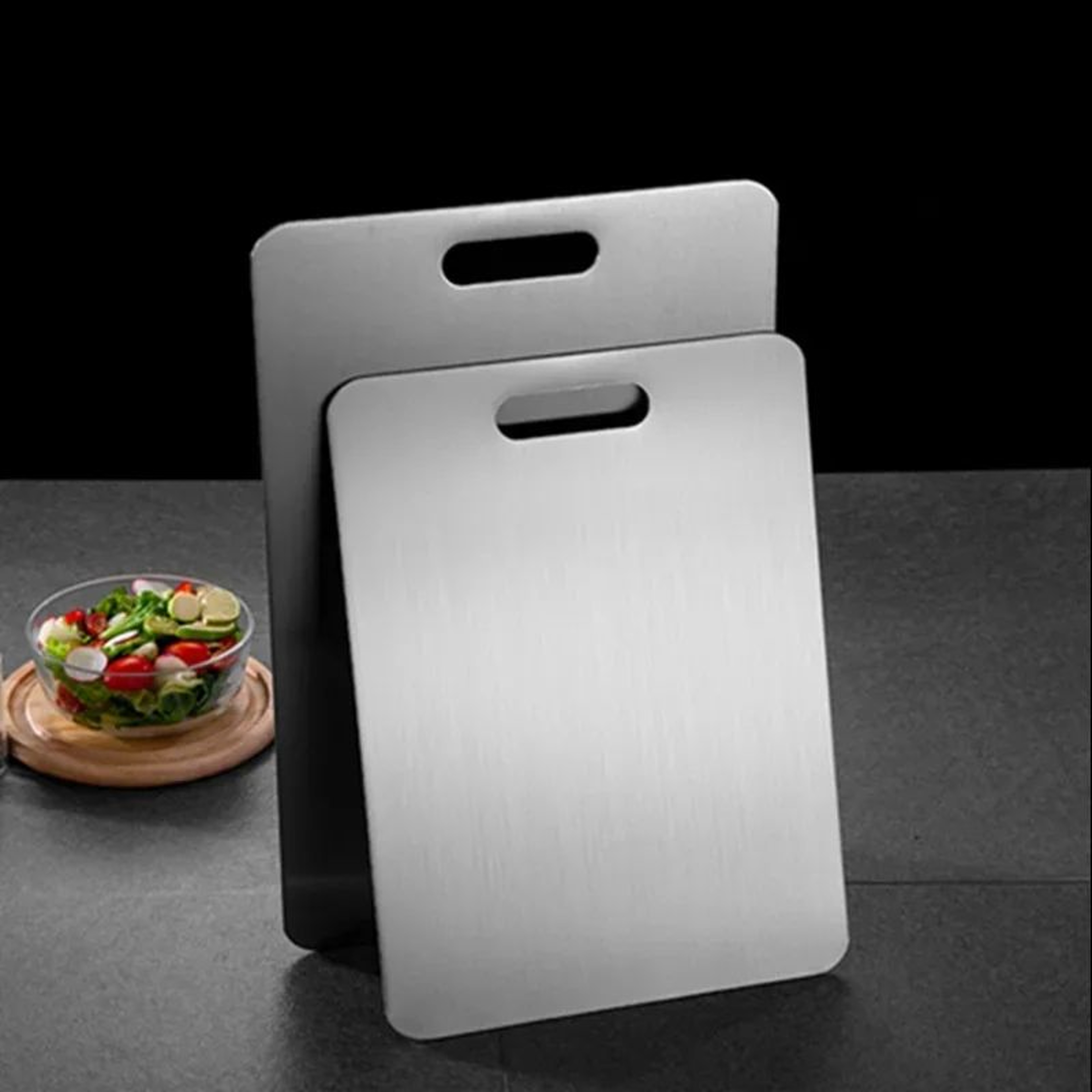 Thickened Stainless Steel Cutting Board For Chopping Food Prep And Dough Kneading 4