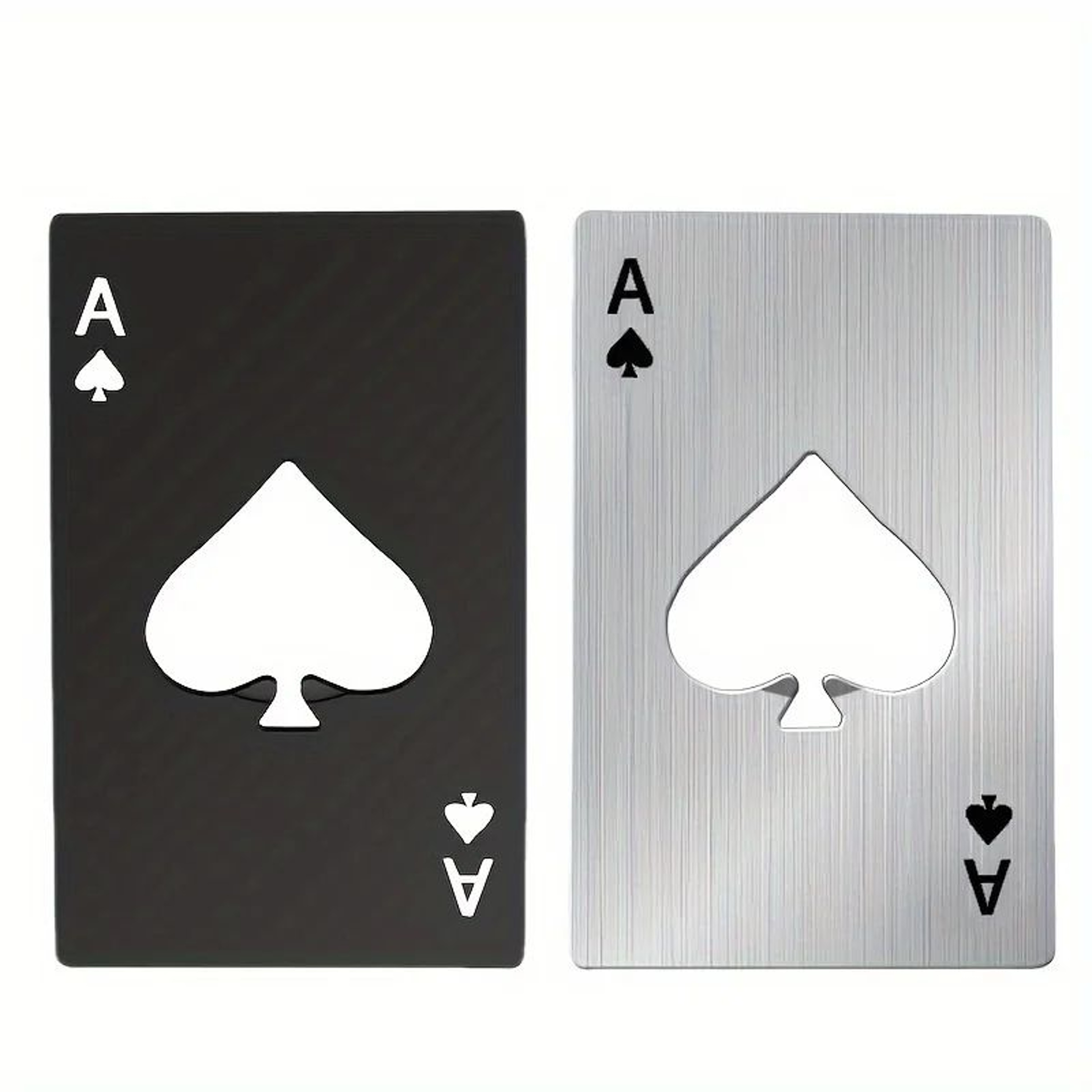 Ace Of Spades Stainless Steel Wallet Bottle Opener 1