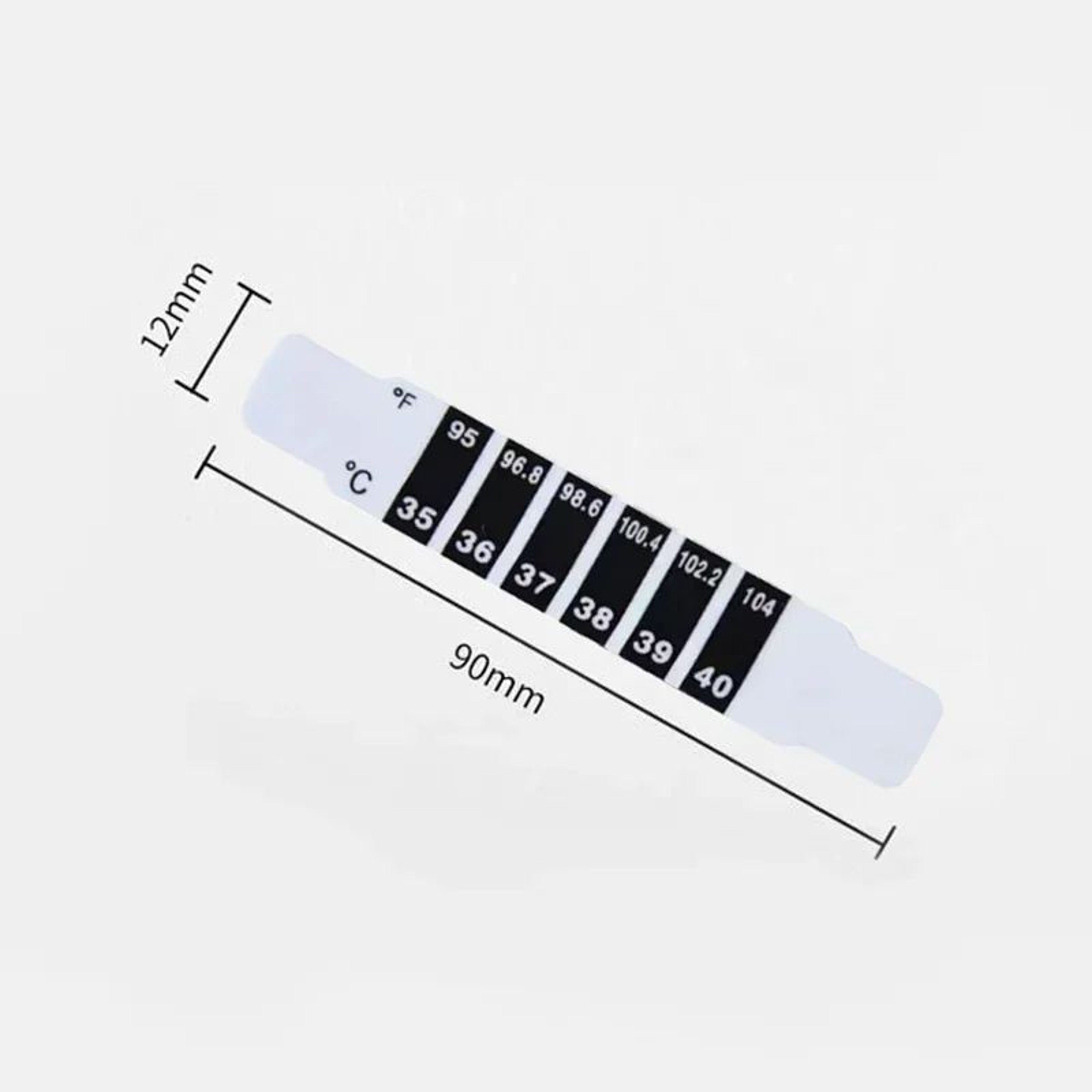 Reusable Forehead Thermometer Strips For Babies And Kids 10 Or 20PCS 2