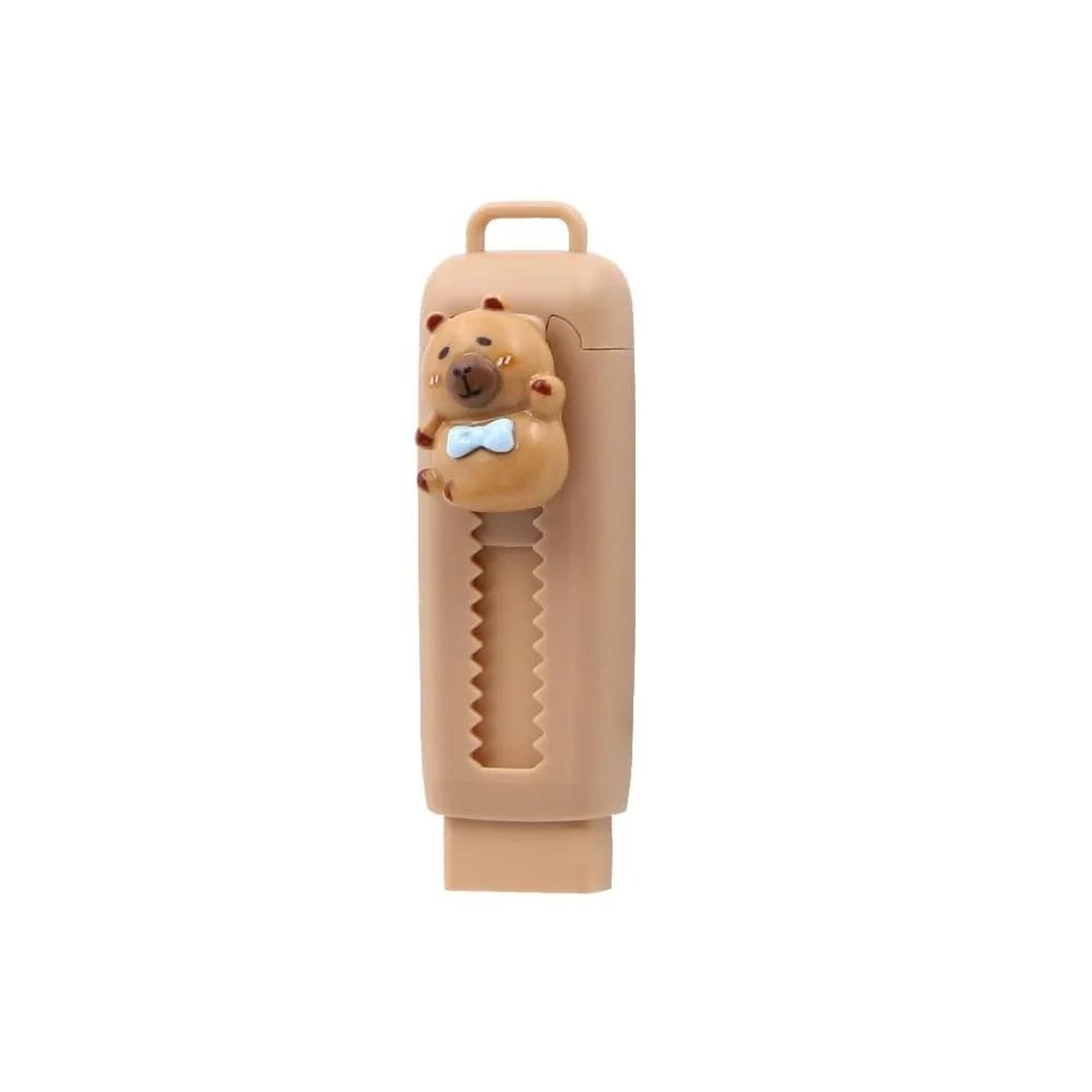 Cute Capybara Retractable 4B Eraser Set For School Drawing And Exams 8