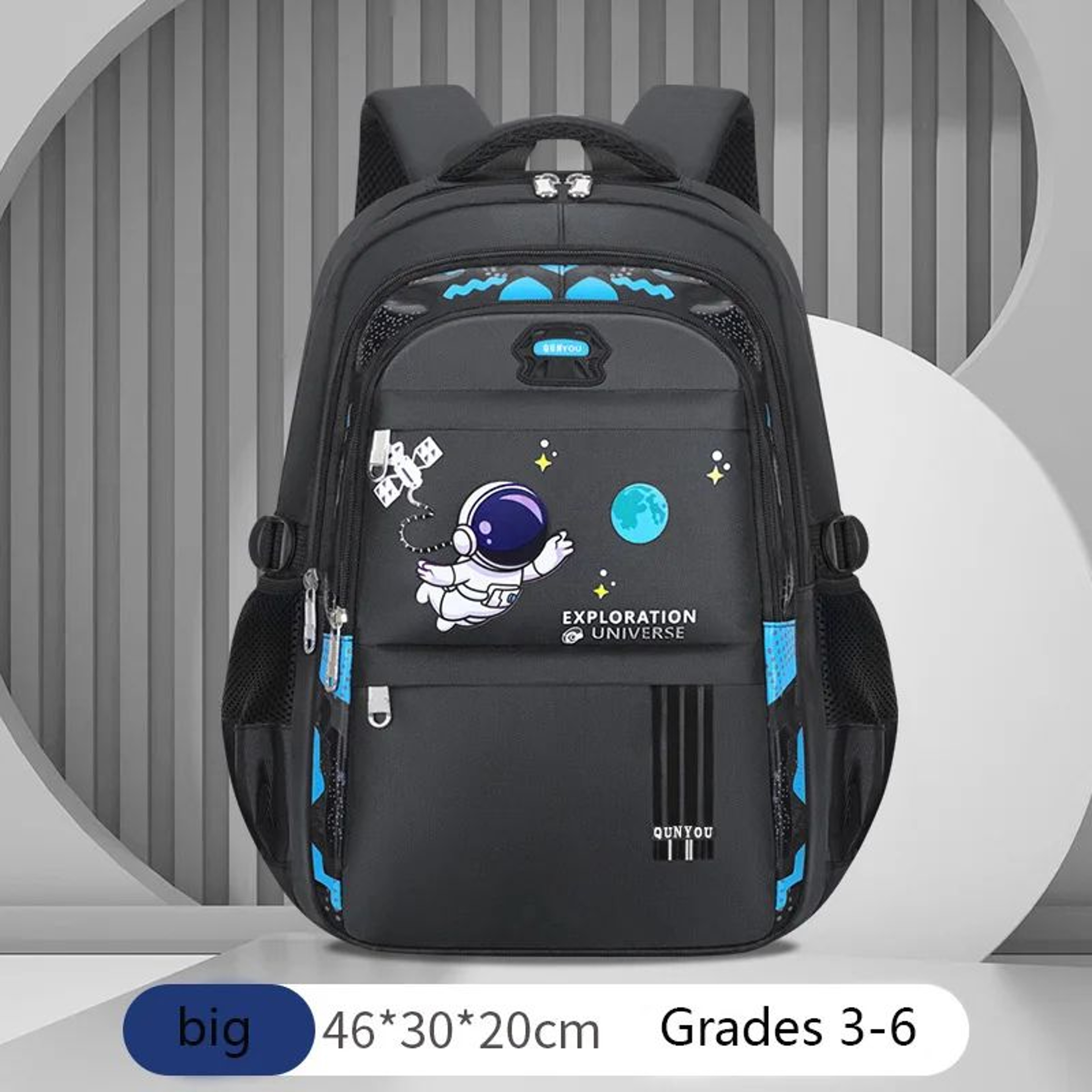 Astronaut Kids Waterproof School Backpack  Lightweight Primary Book Bag 10