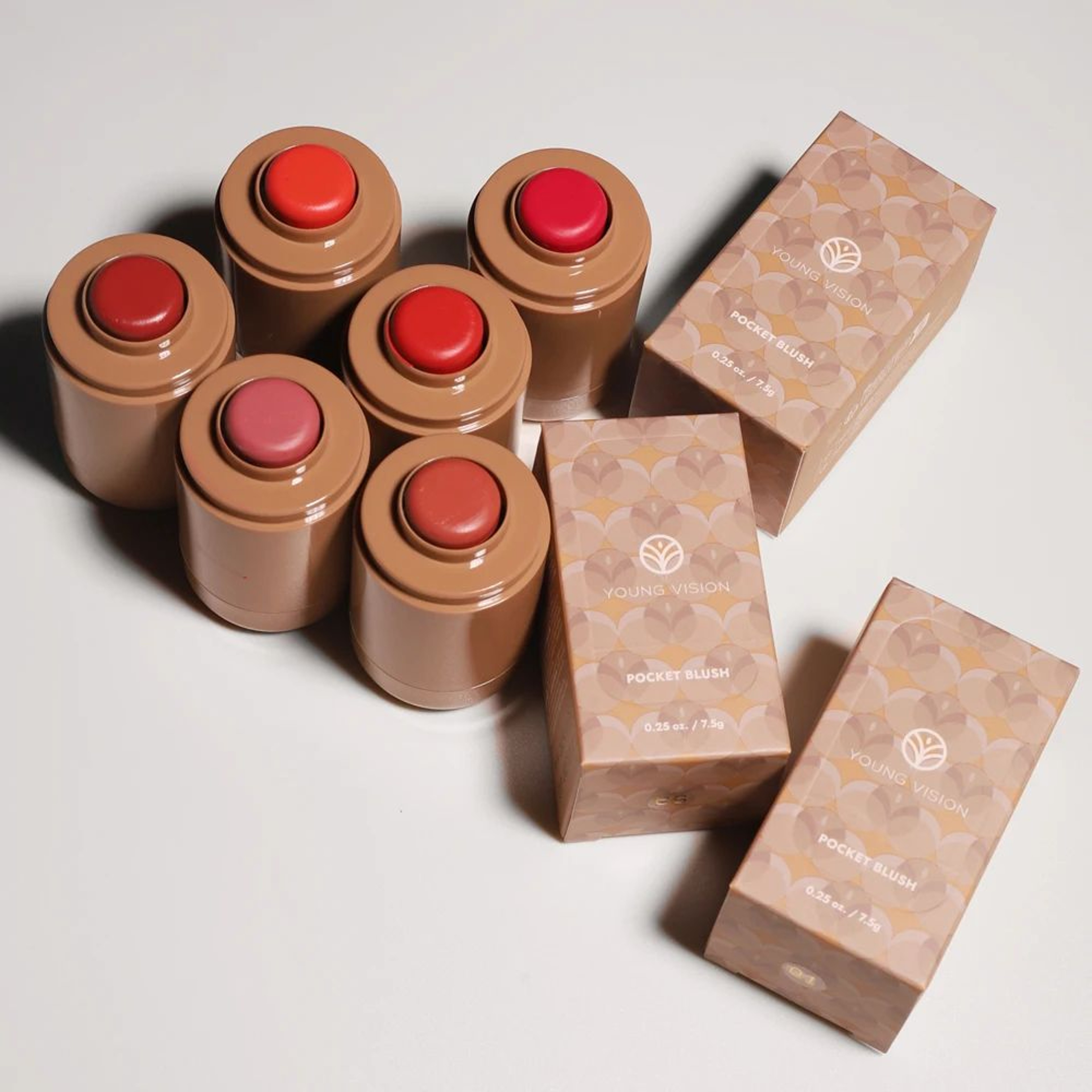 3in1 Matte Cream Blush Stick For Lips Cheeks And Eyes 3