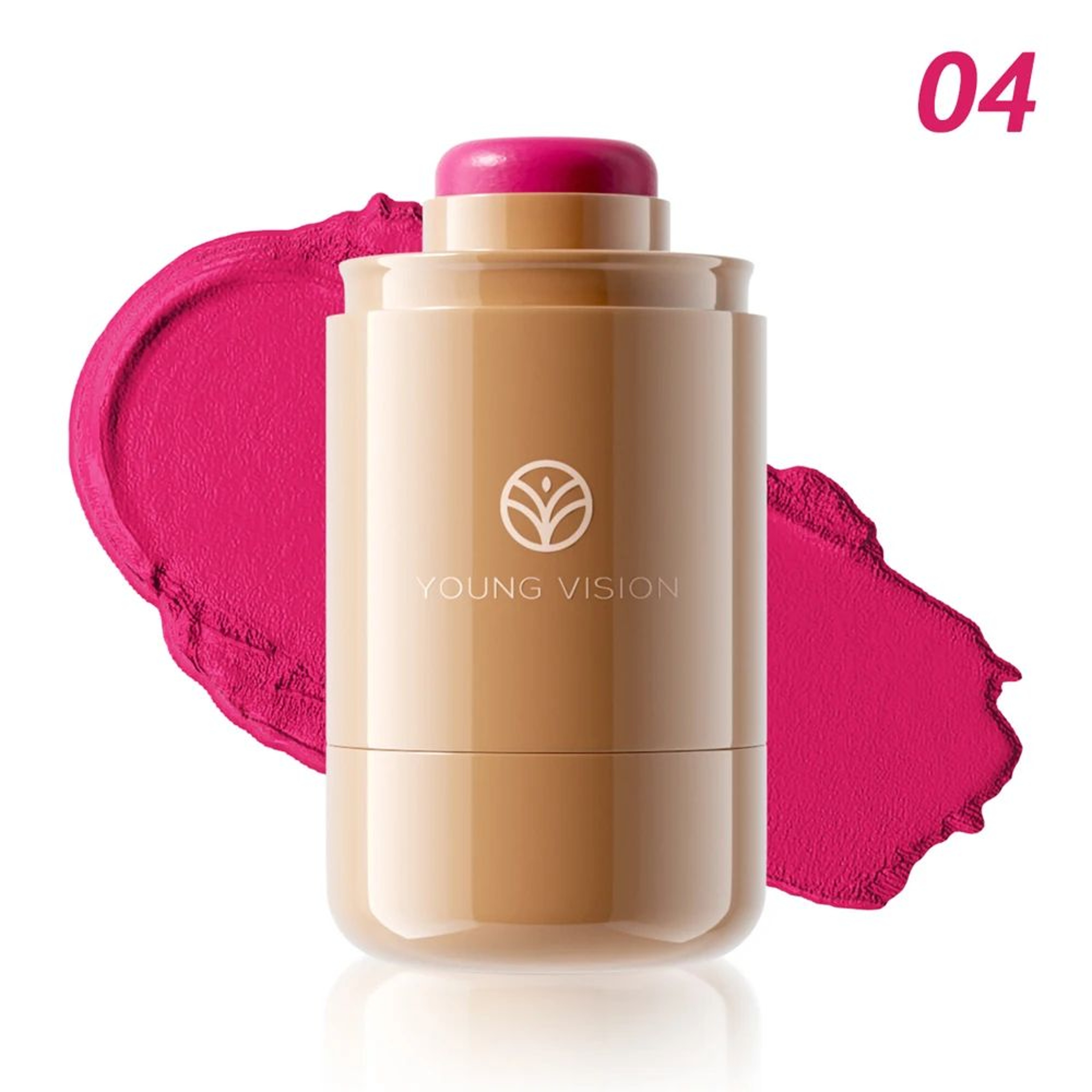 3in1 Matte Cream Blush Stick For Lips Cheeks And Eyes 6
