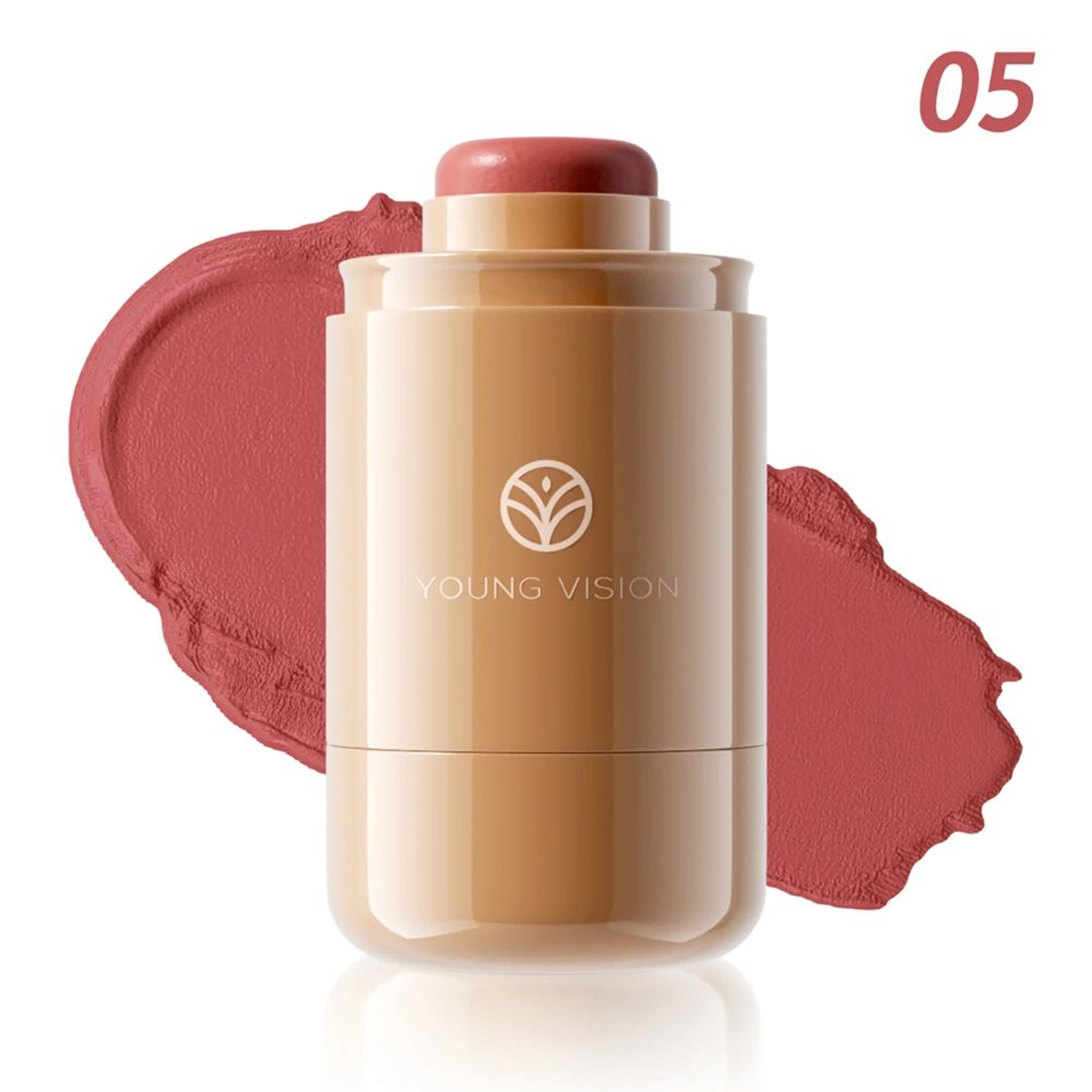 3in1 Matte Cream Blush Stick For Lips Cheeks And Eyes 8