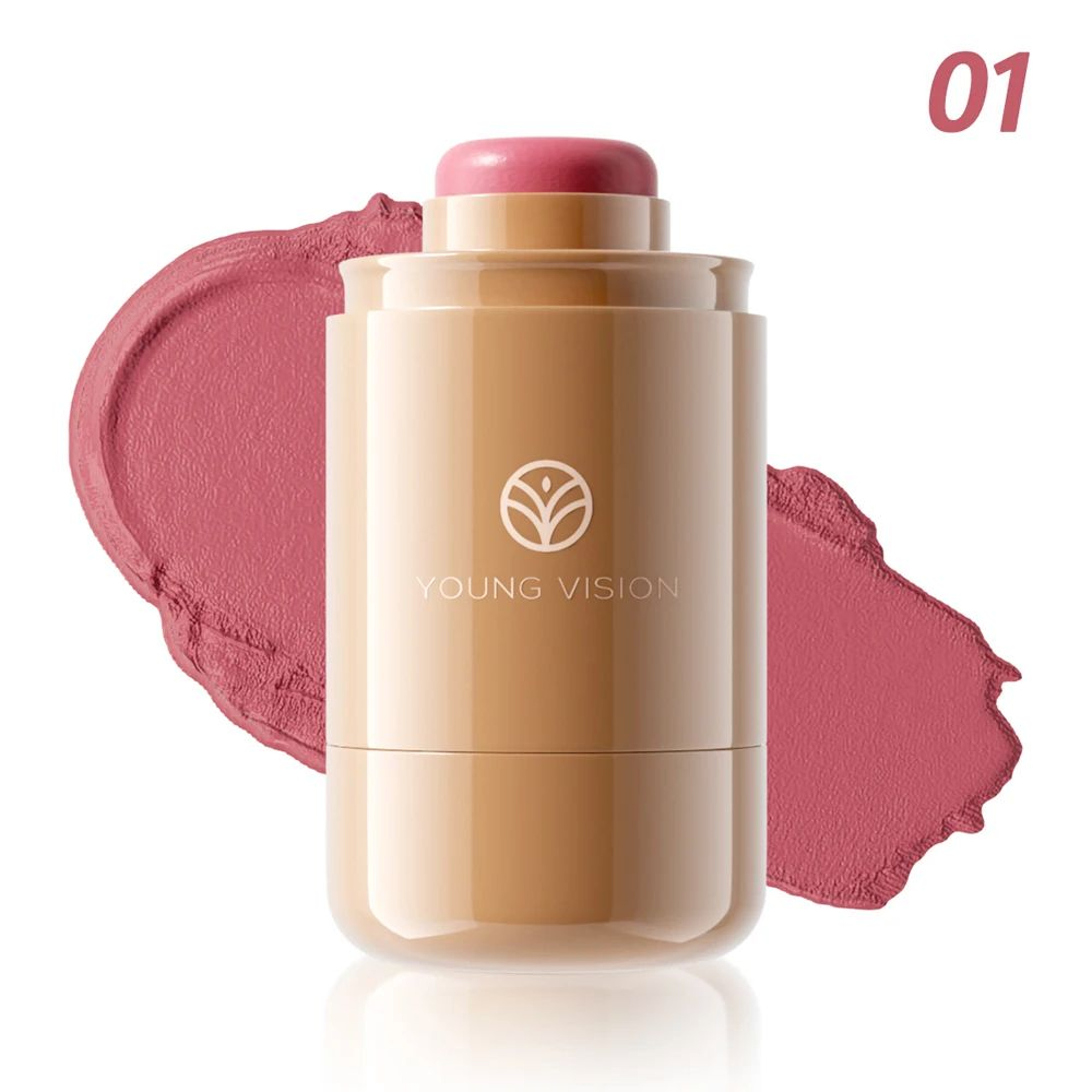 3in1 Matte Cream Blush Stick For Lips Cheeks And Eyes 9