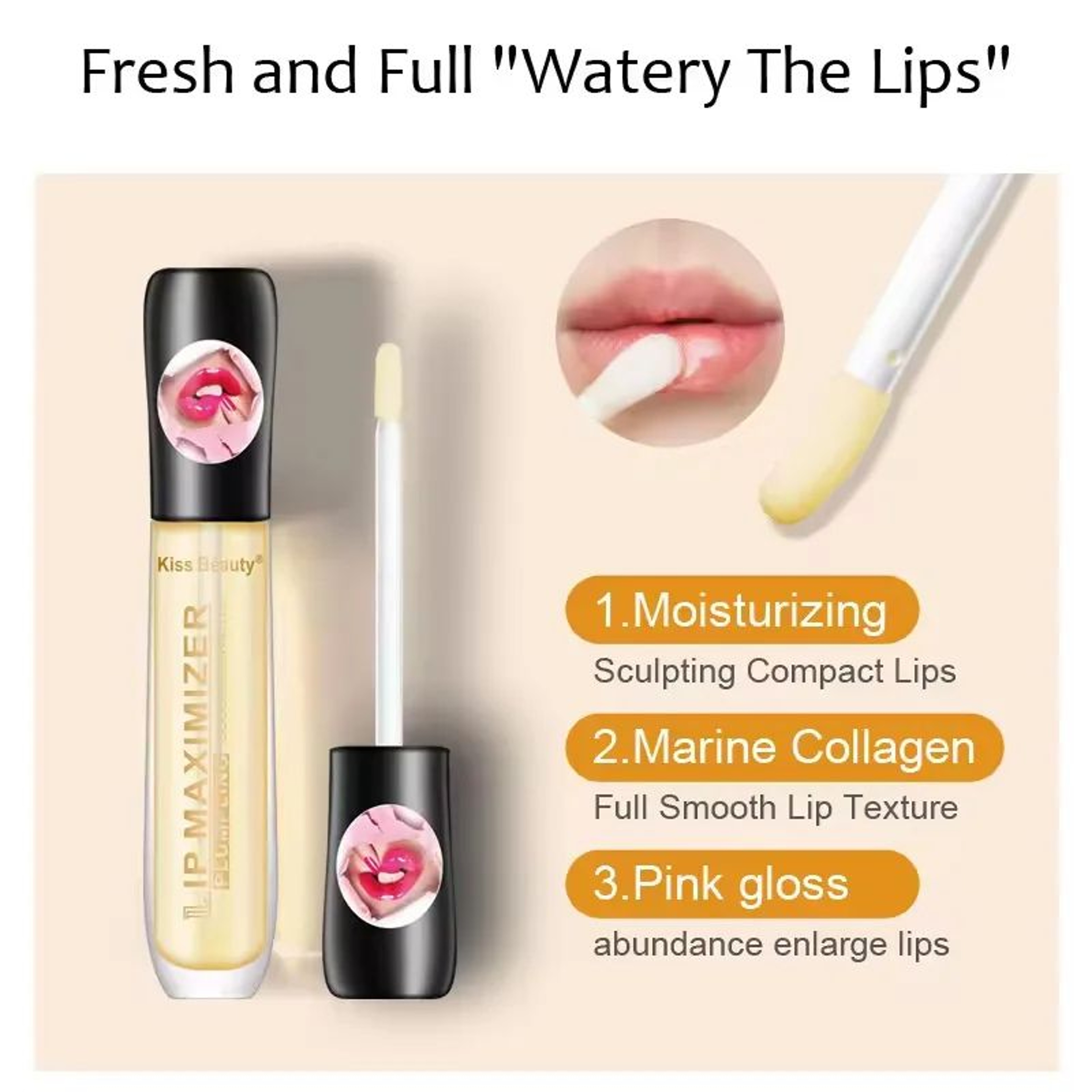 Plumping Lip Oil Serum For Fuller Looking Hydrated Lips And High Gloss Shine 5