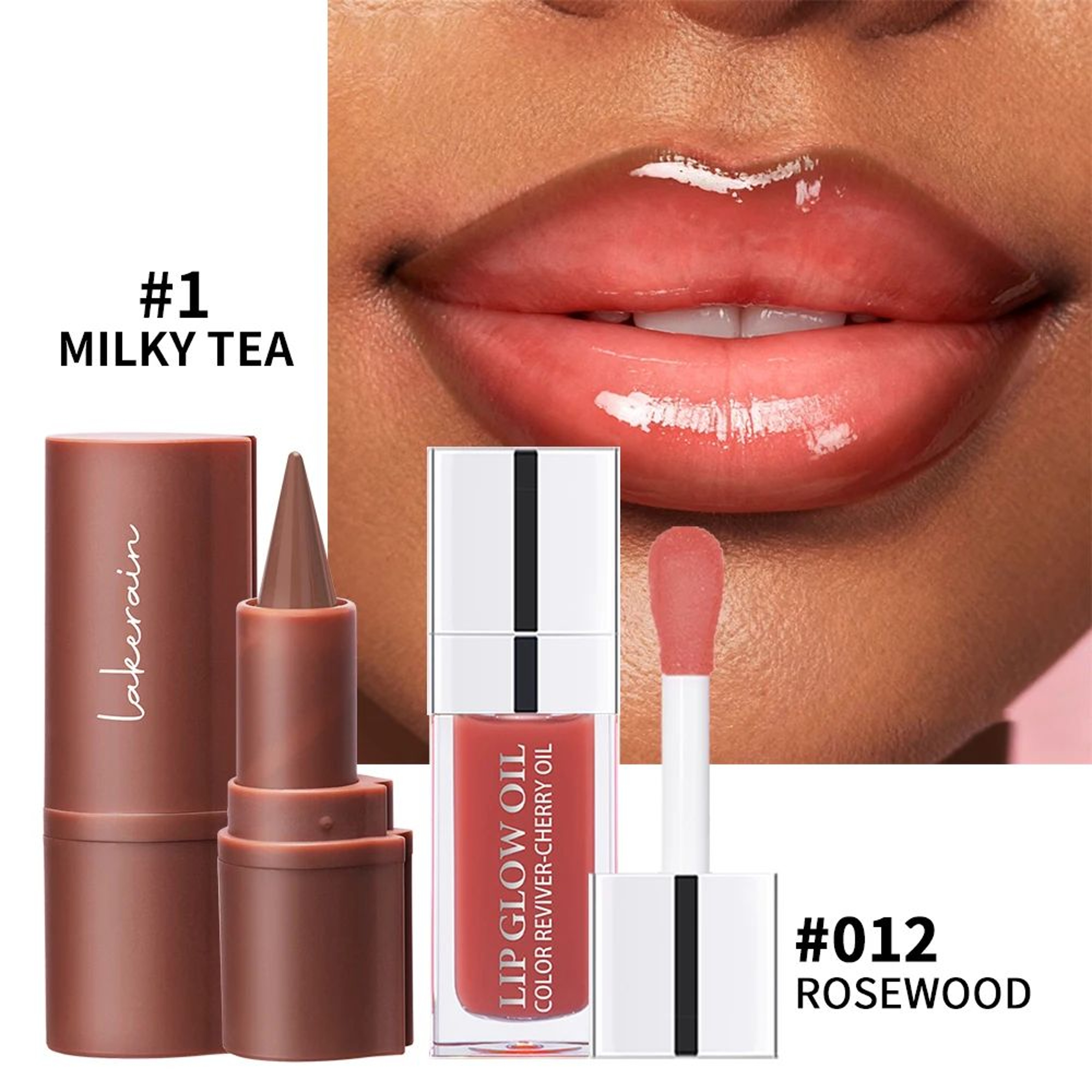 Cherry Seed Hydrating Lip Oil Gloss Plumping Shine Treatment 6ml 5