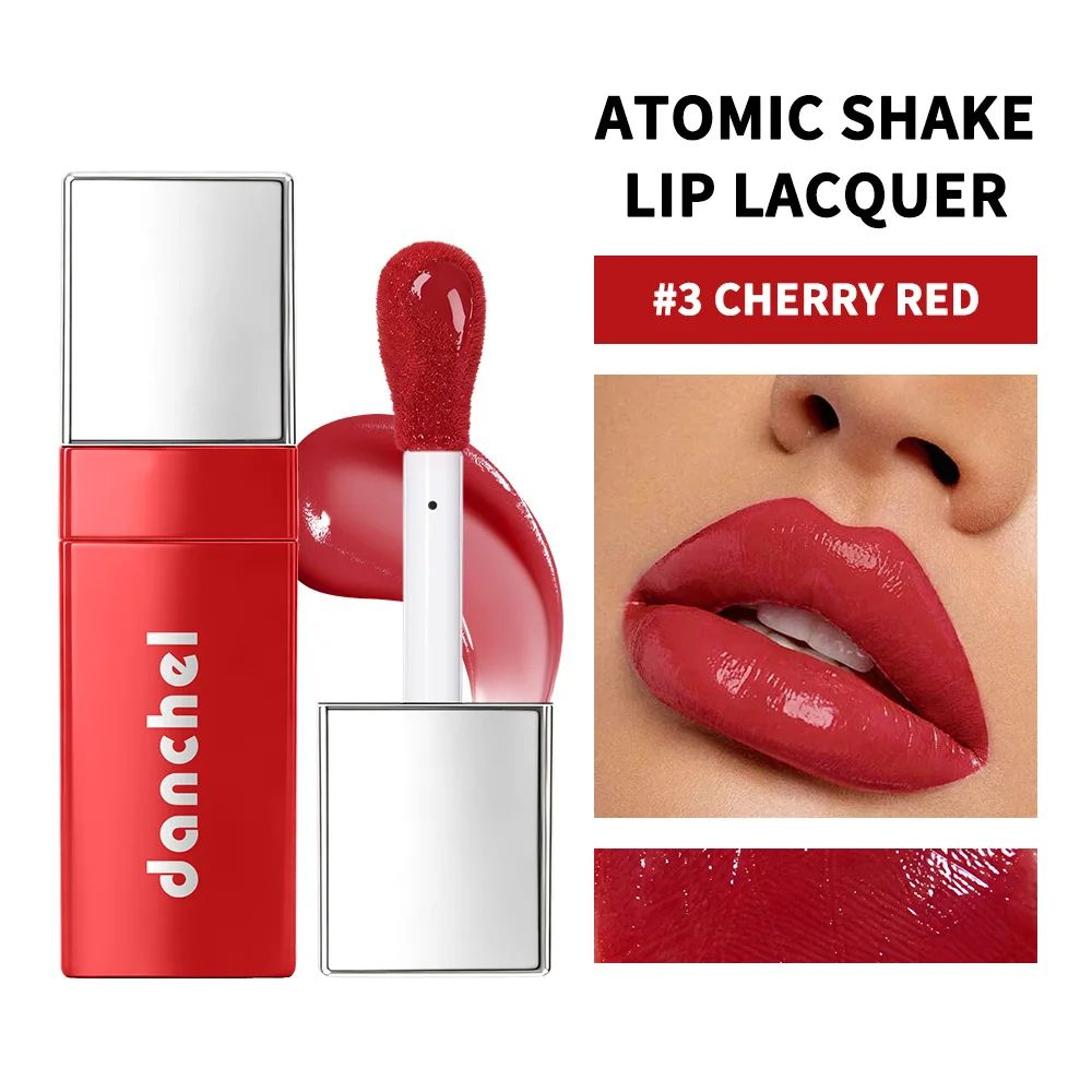Cherry Seed Hydrating Lip Oil Gloss Plumping Shine Treatment 6ml 21
