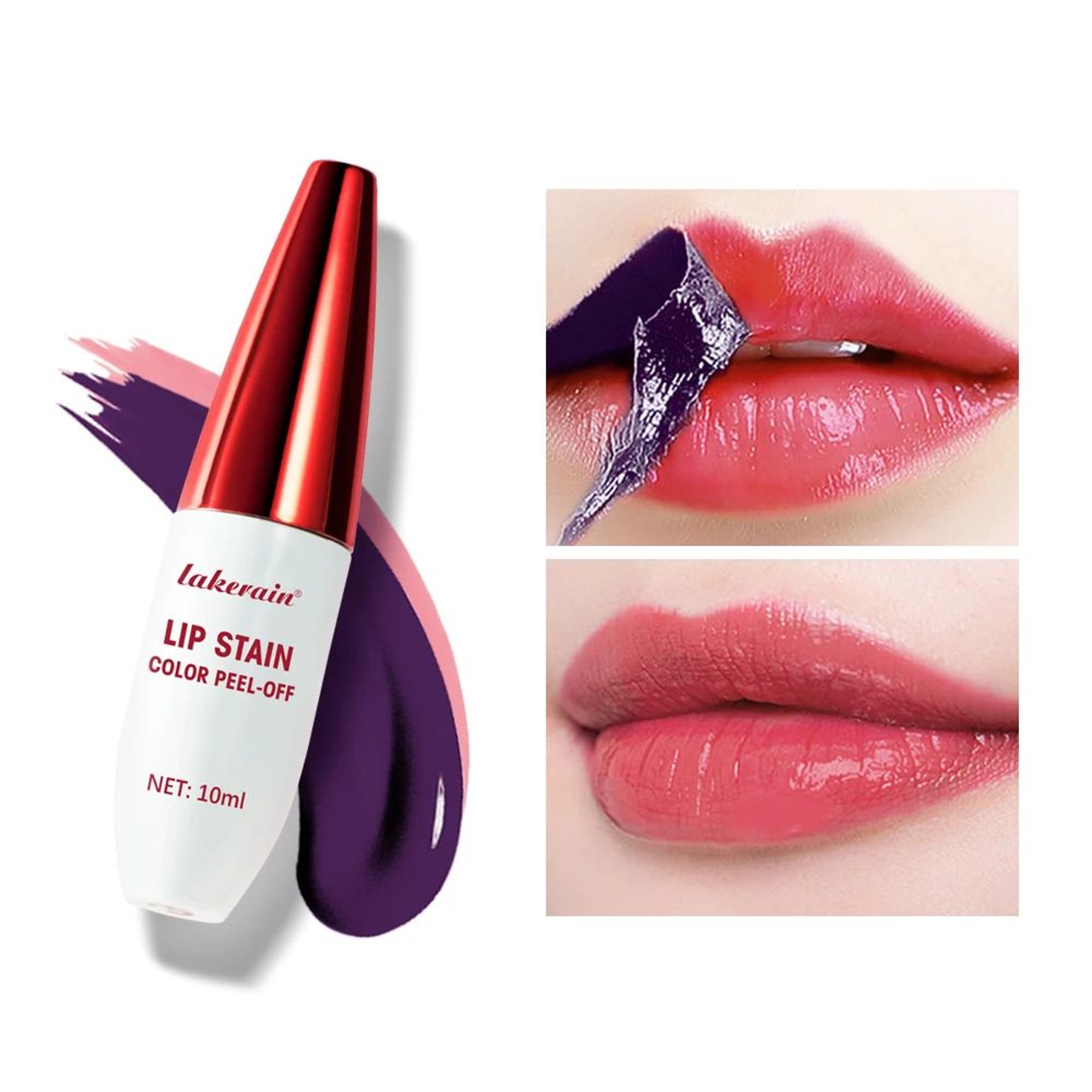24Hour PeelOff Lip Stain Waterproof LongLasting Matte Lip Tint 3