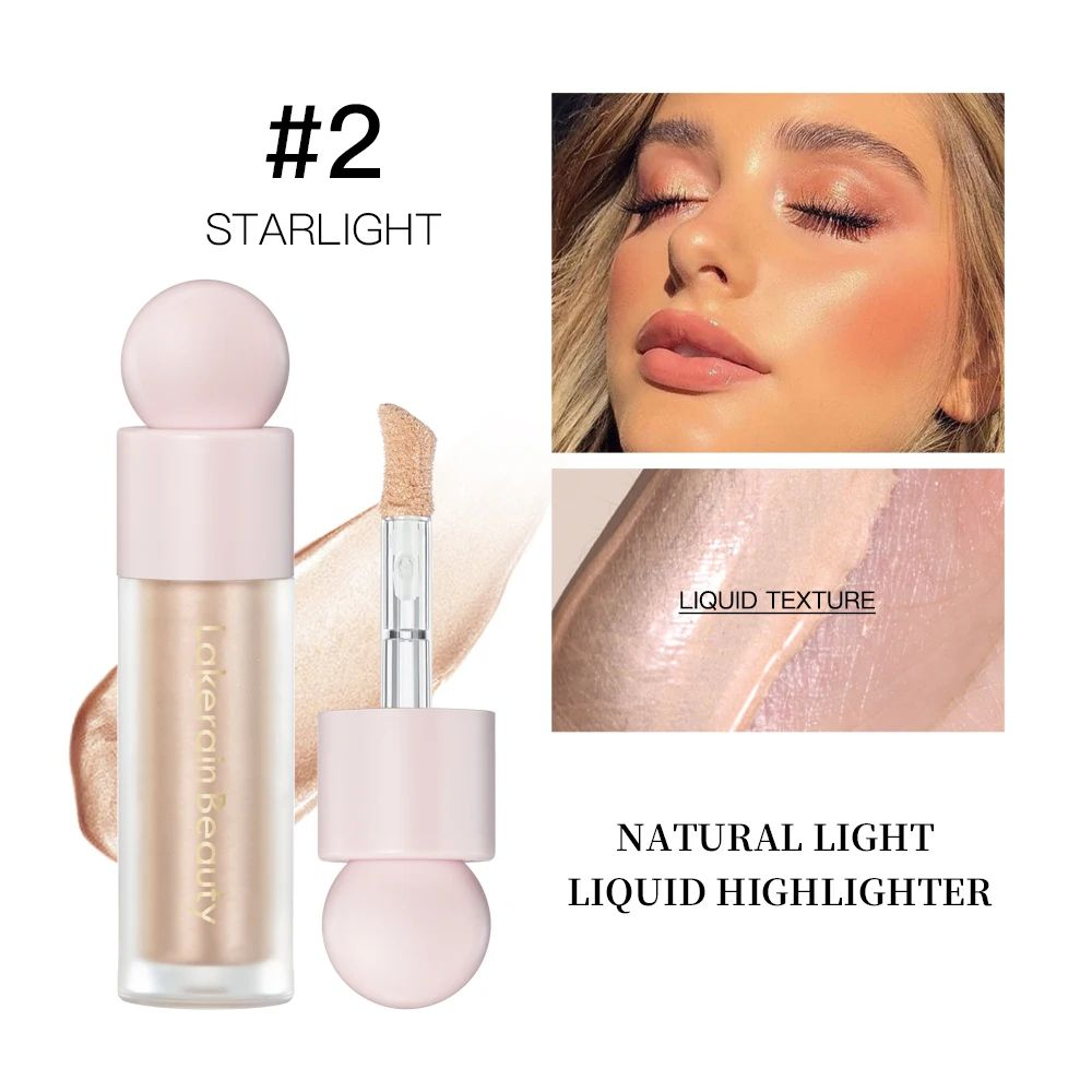 4Color Liquid Highlighter Bronzer For Radiant Contour And Face Glow 7