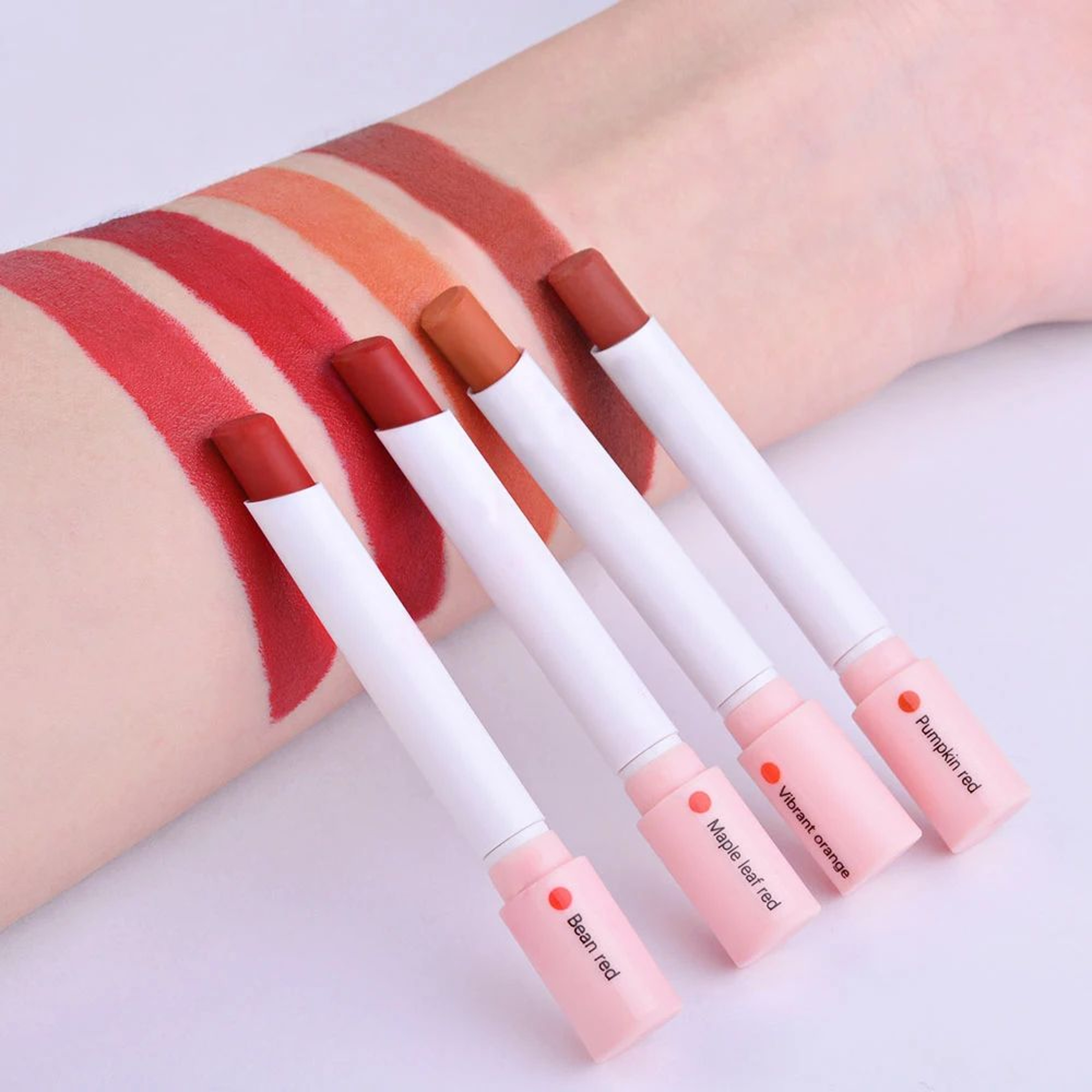 4Piece LongLasting Matte Lipstick Set  Waterproof Red Lip Color Kit 5