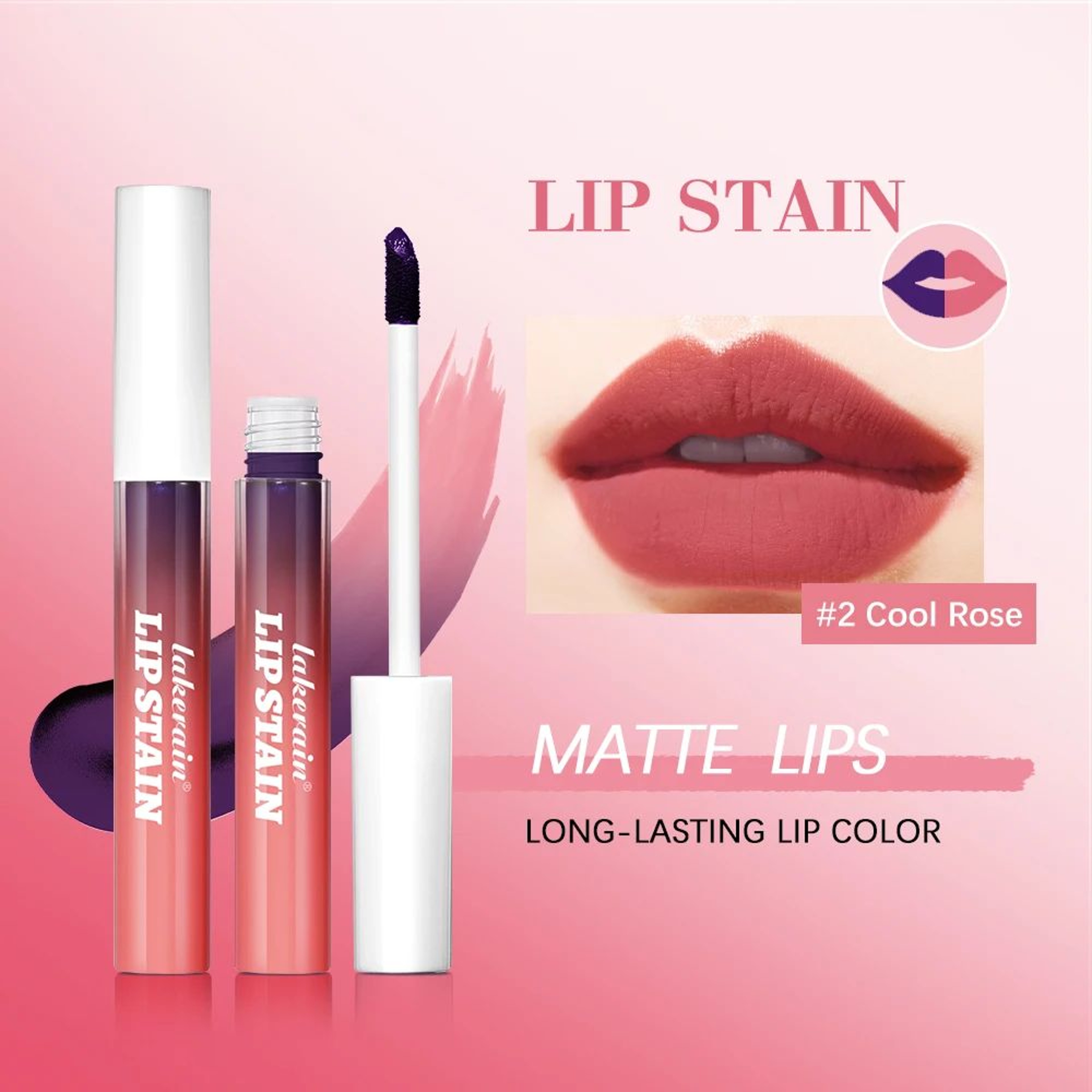 Peel Off Lip Stain Waterproof Transfer Proof Long Lasting Natural Lip Tint 3