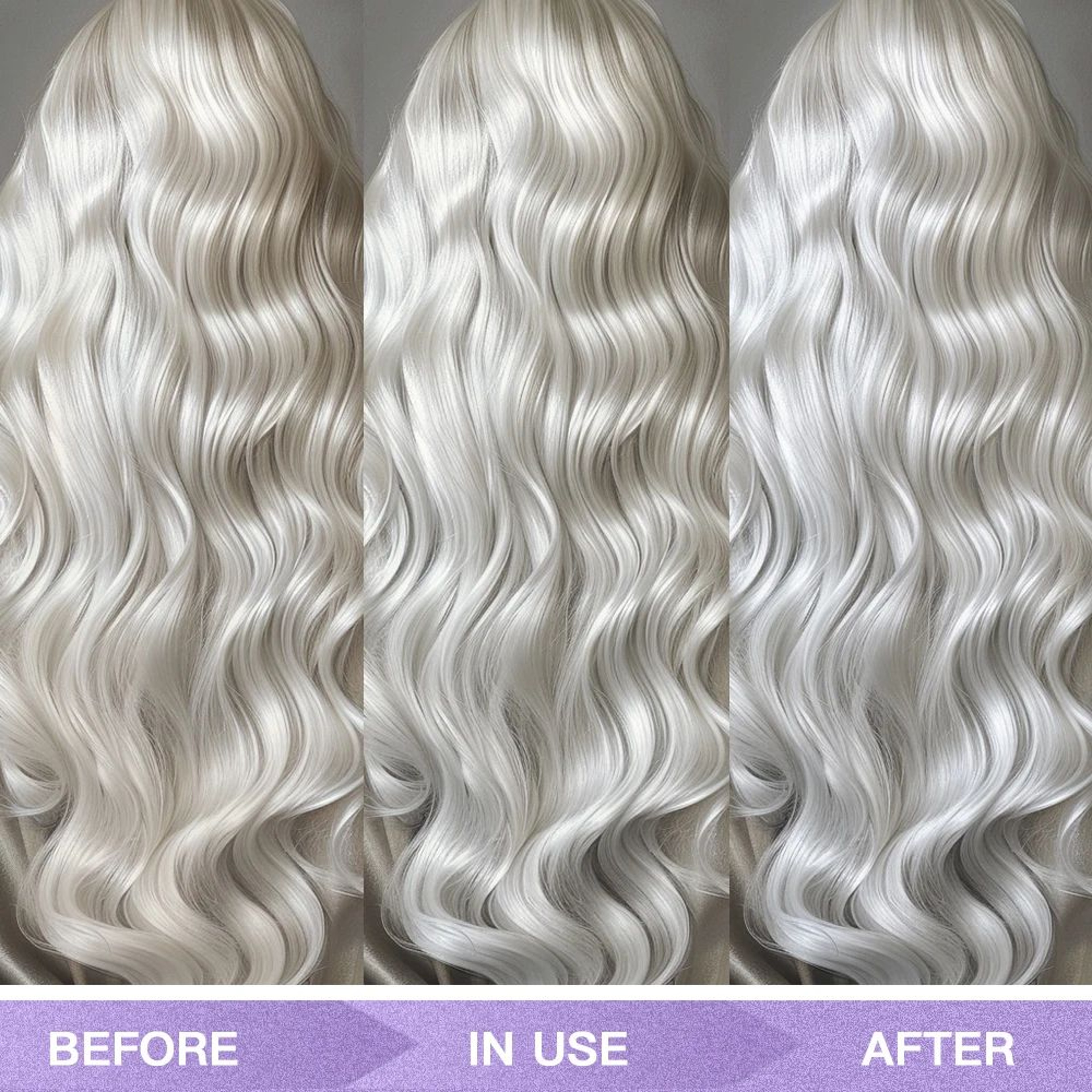 Purple Toning Shampoo For Blonde Gray And Bleached Hair 300ml 3