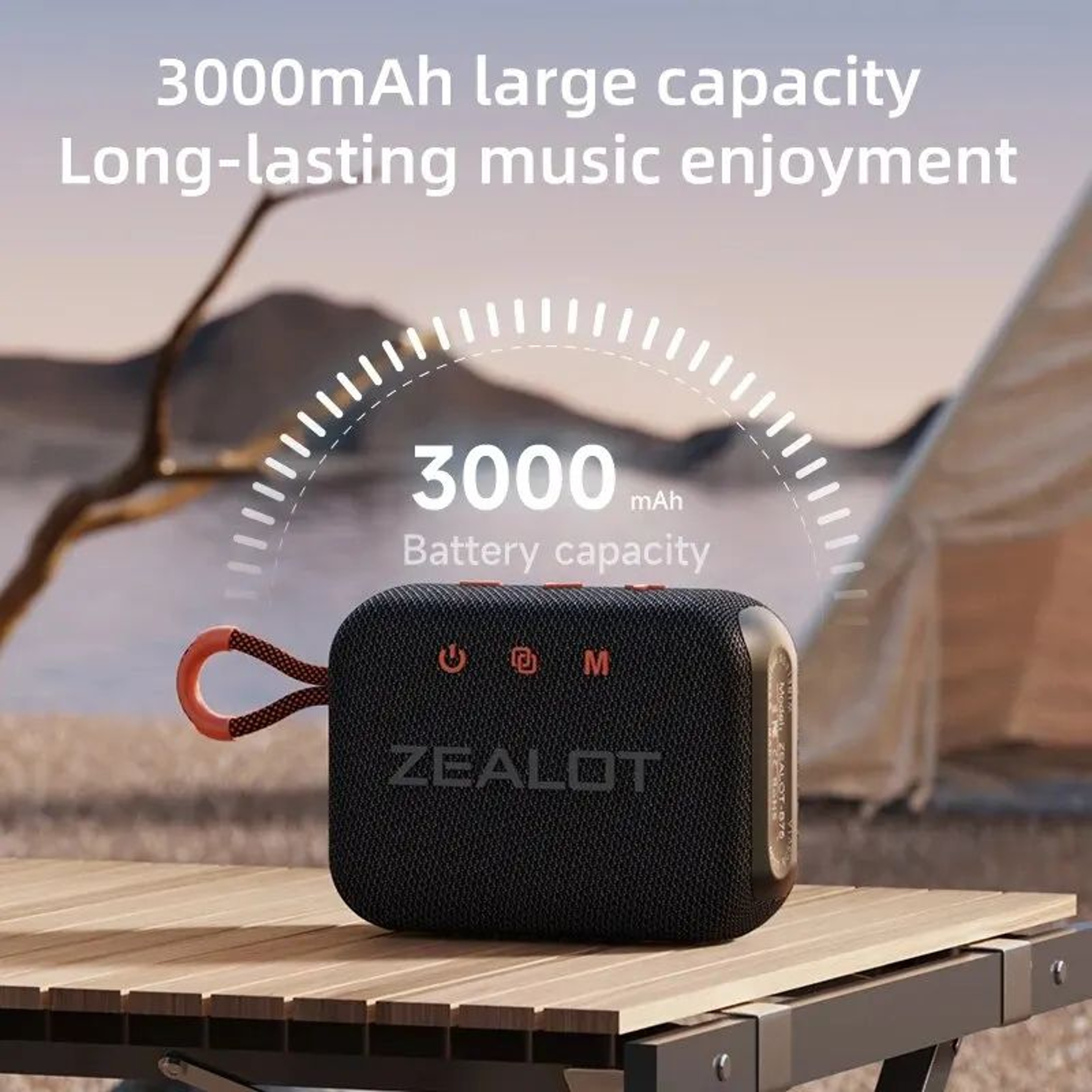 Portable Bluetooth Speaker With Dual Drivers IPX6 Waterproof Outdoor Stereo 2