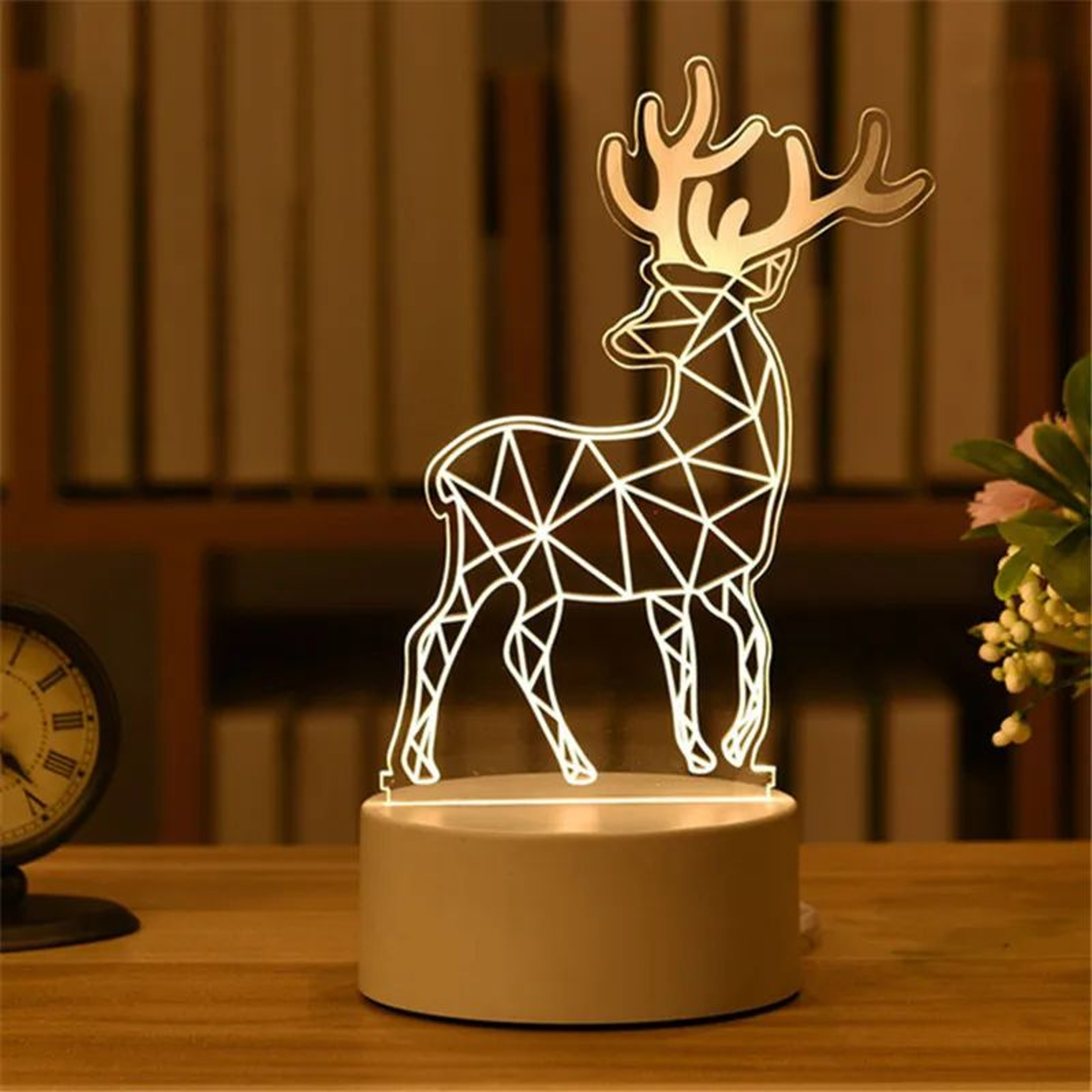3D Acrylic LED Night Light USB Powered Neon Sign Lamp For Bedroom And Party Decor 3