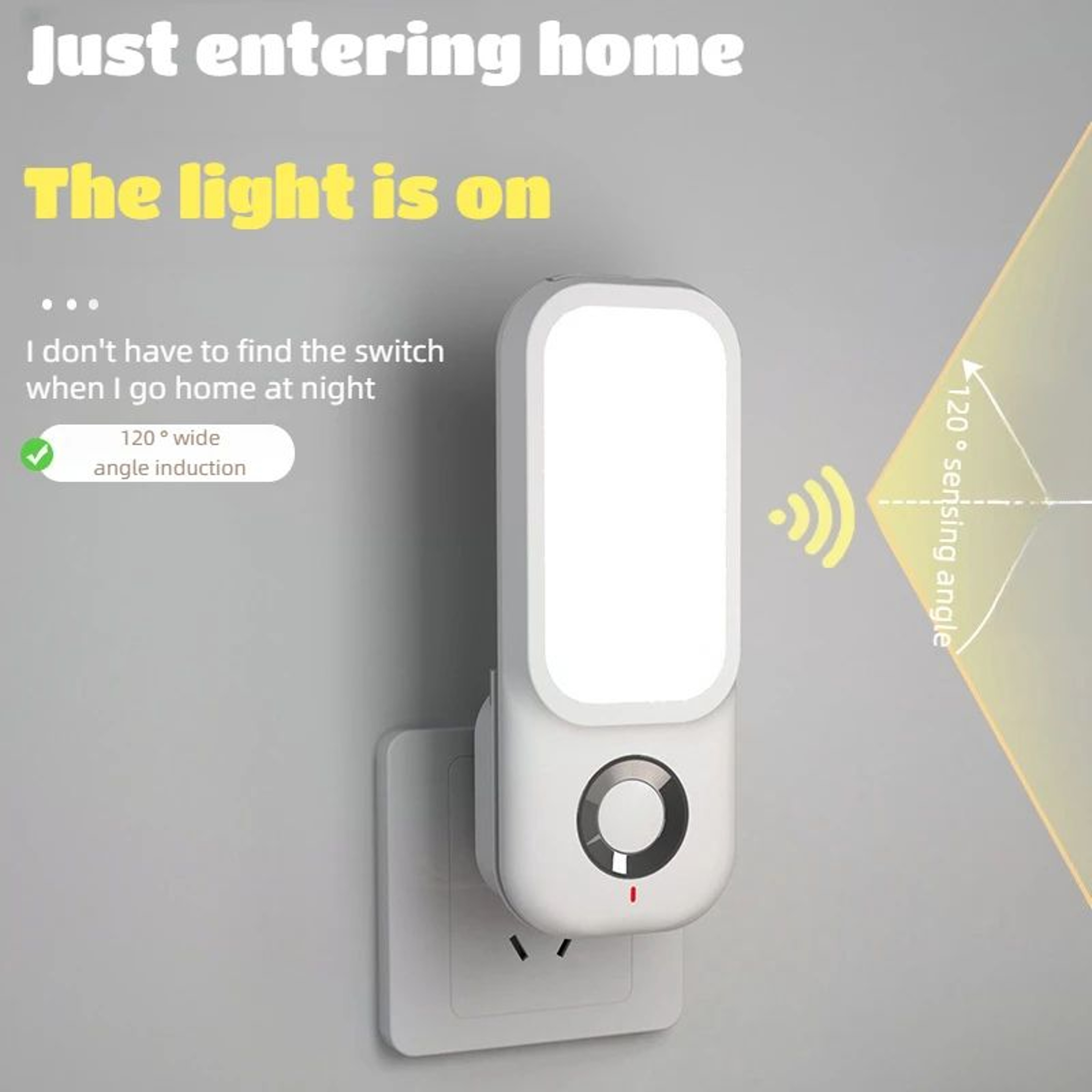 3Mode Motion Sensor Night Light With Detachable Rechargeable Emergency Flashlight 0
