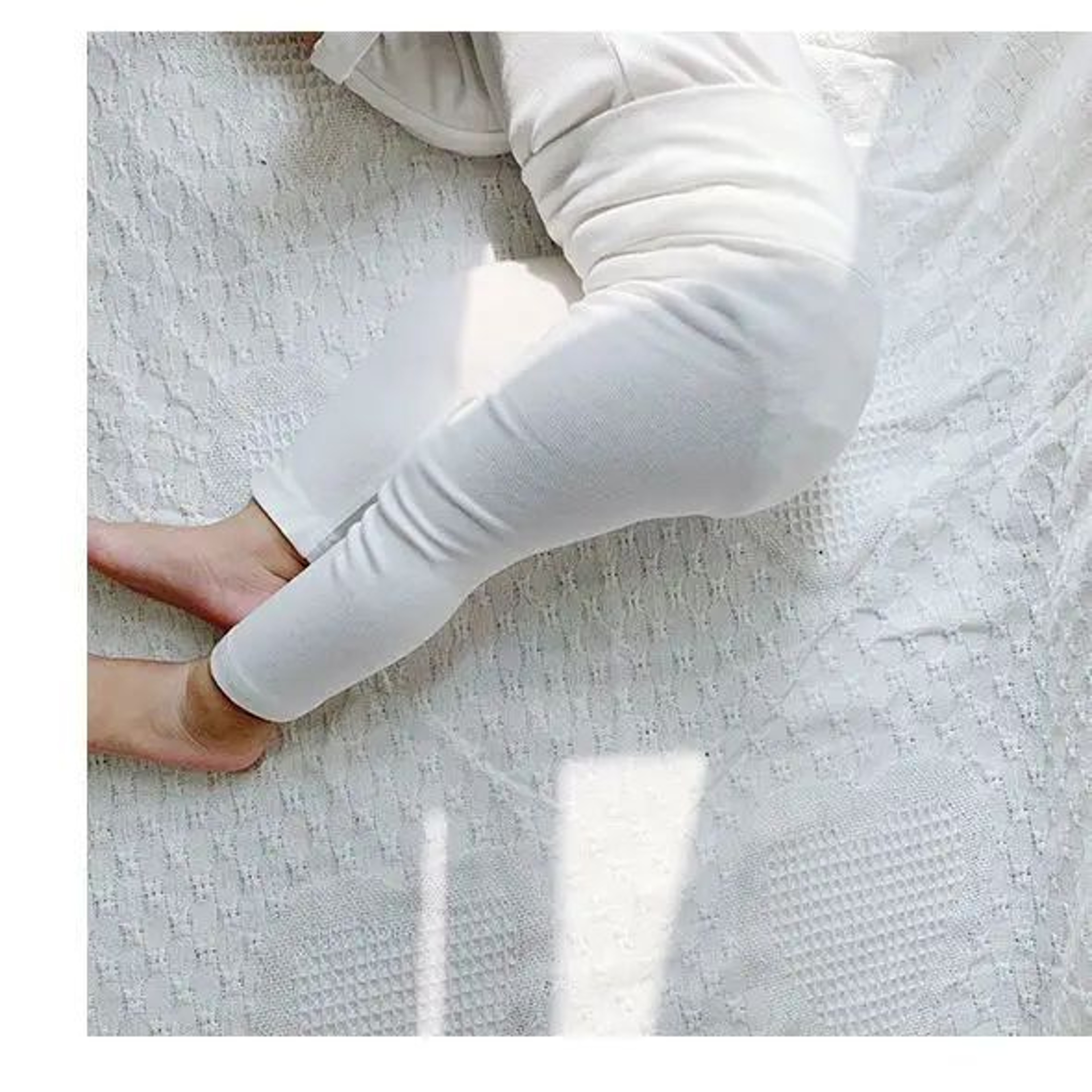 Soft Cotton Ribbed Baby Leggings For Boys And Girls Stretchy Full Length Casual Pants 8