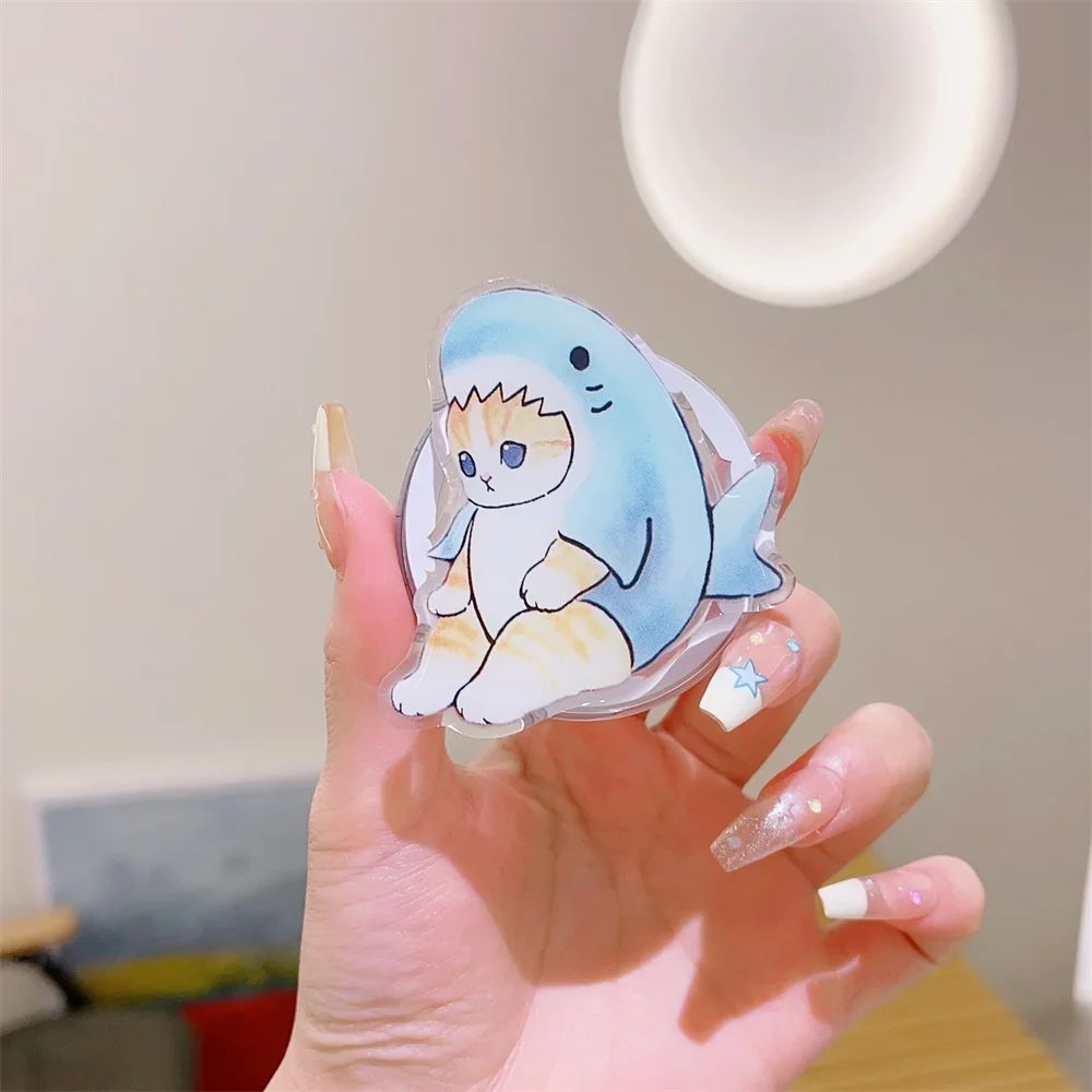 Cute Korean Cartoon Magnetic MagSafe Phone Grip And Foldable Stand 12