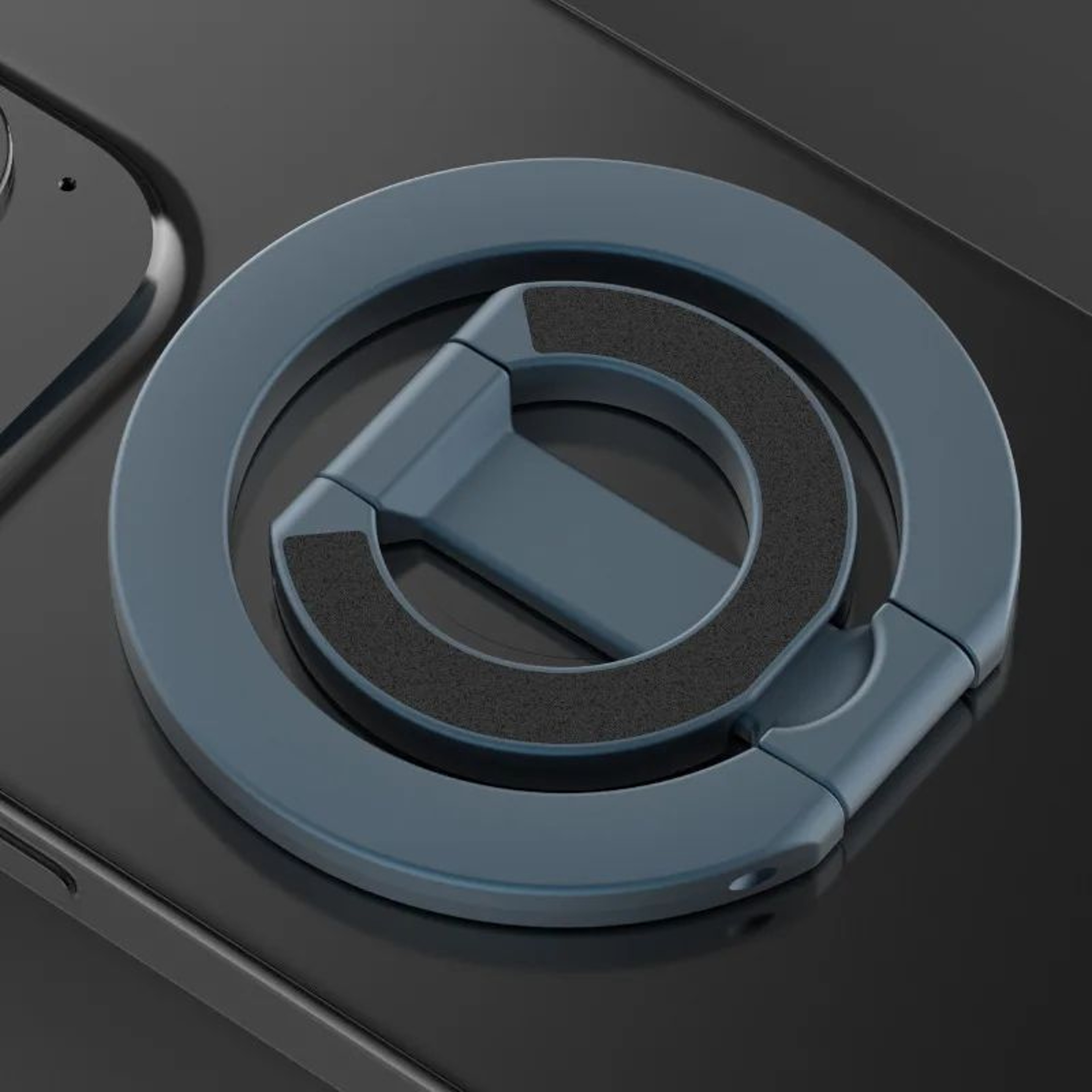 DoubleSided MagSafe Magnetic Phone Ring Holder With Foldable Stand 7