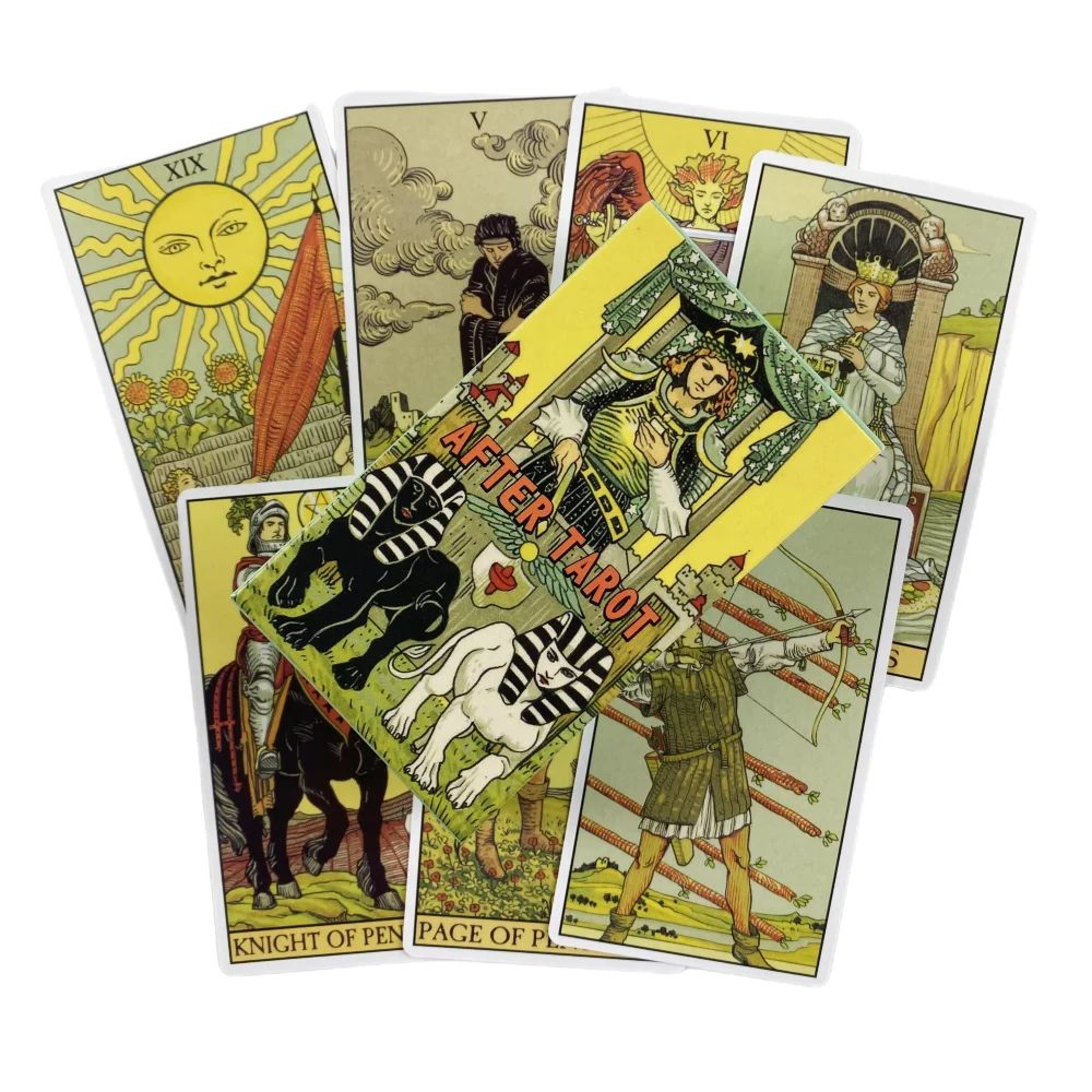Pink Rider Waite Tarot Cards Deck For Beginners English Edition 8