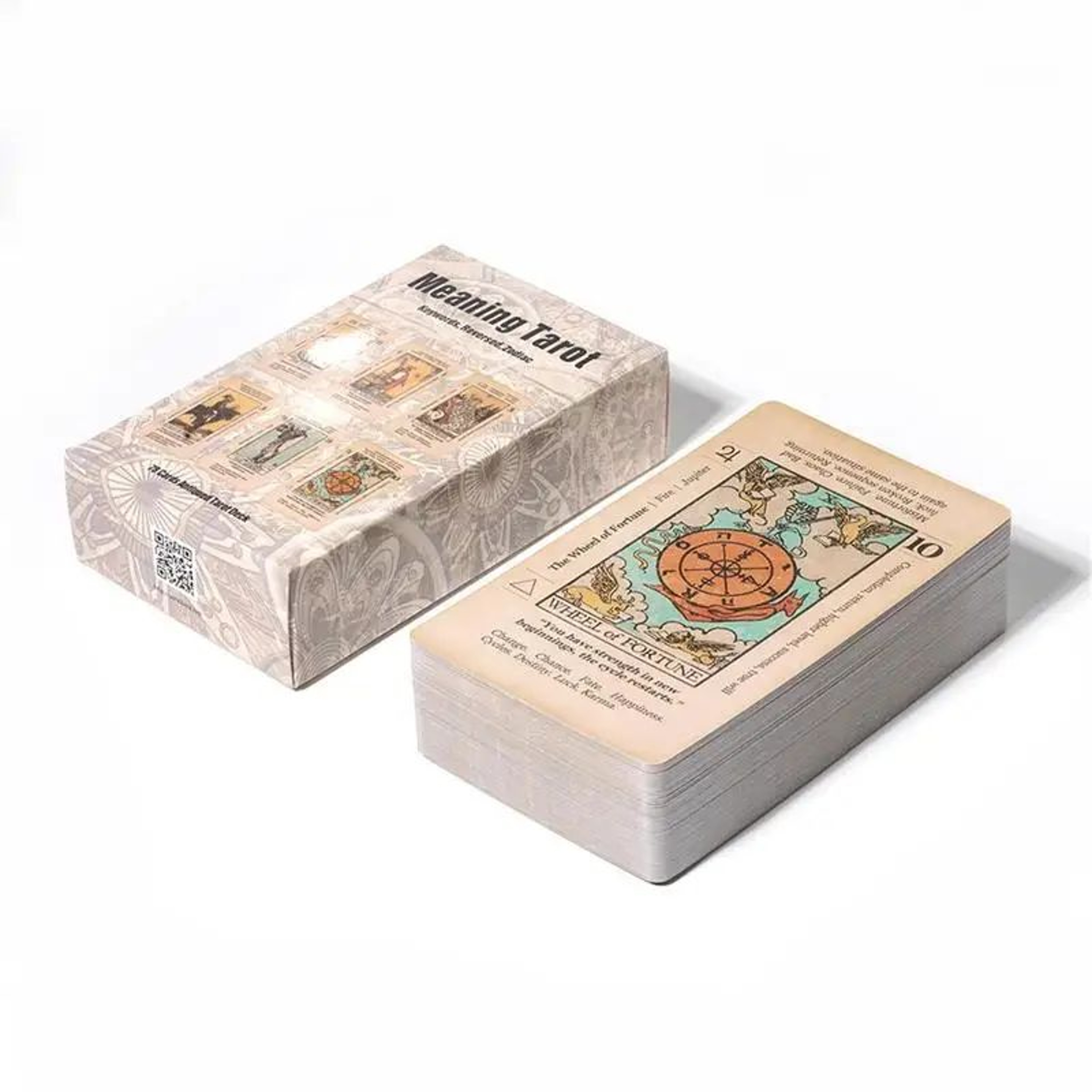 78 Card Beginner Tarot Deck With Meanings And Upright Reversed Keywords 1