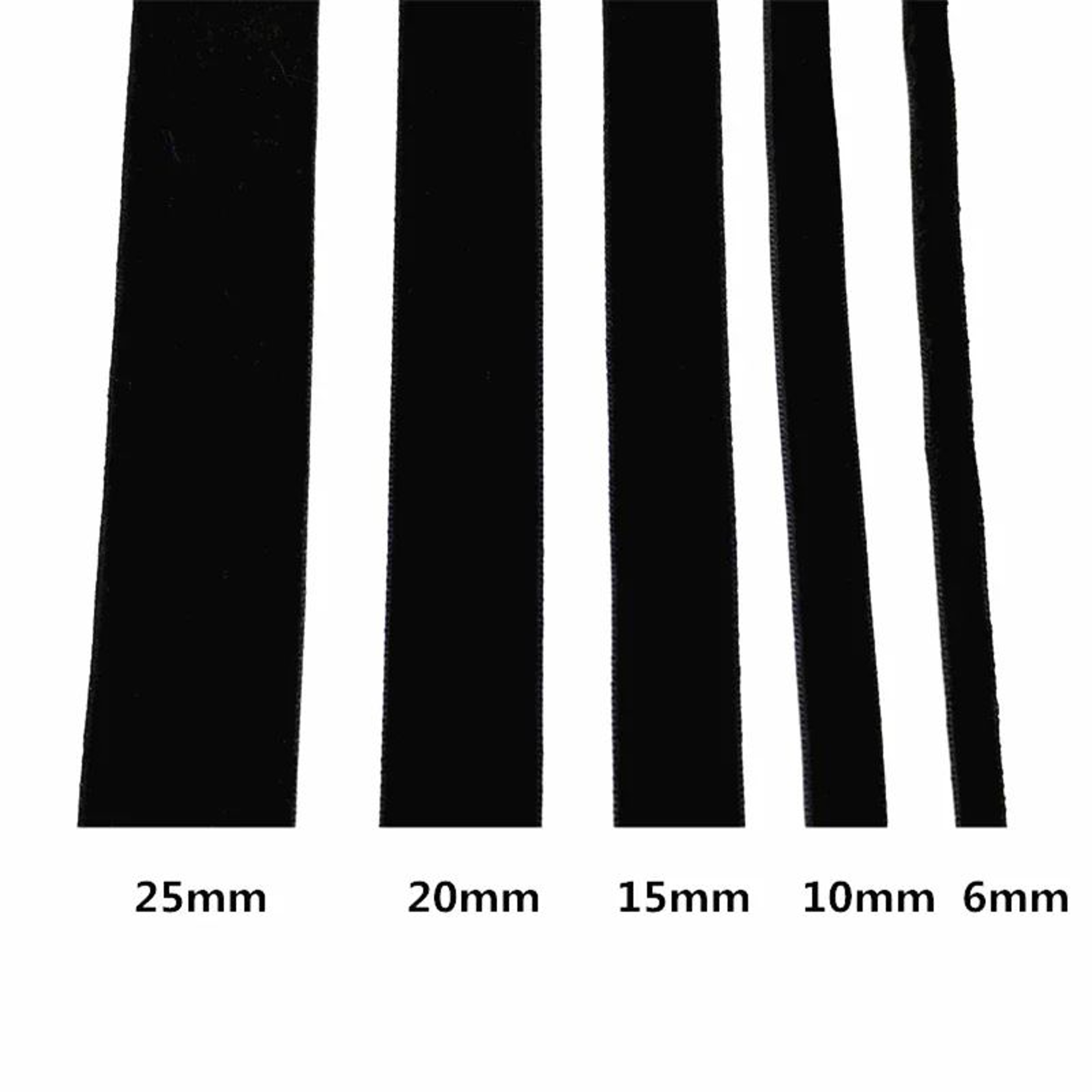 Soft Velvet Ribbon for Gift Wrapping, Hair Bows and Wedding Decorations - 5 Yards – view 6