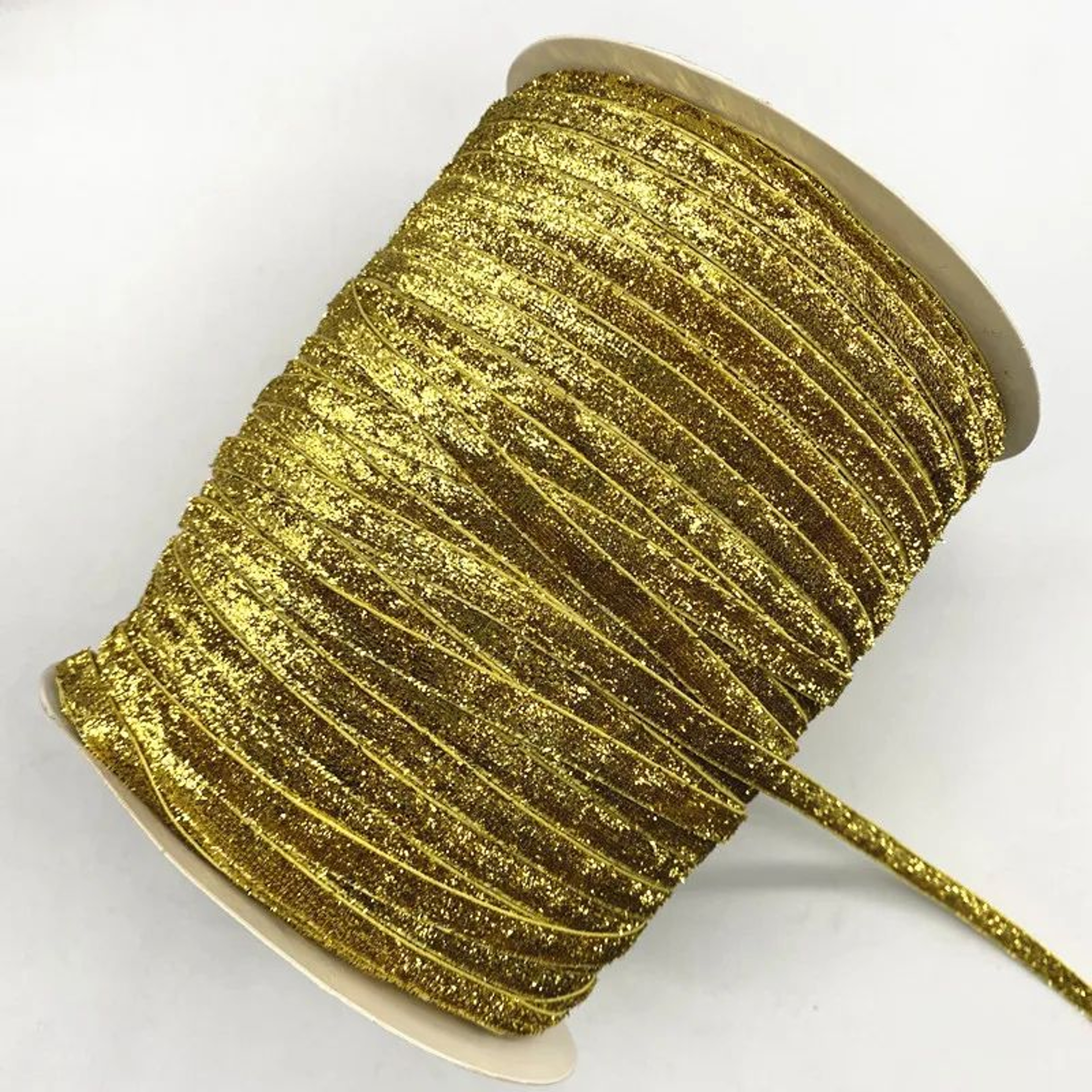 6mm Glitter Velvet Ribbon For DIY Hair Bows And Headband Decorations 10