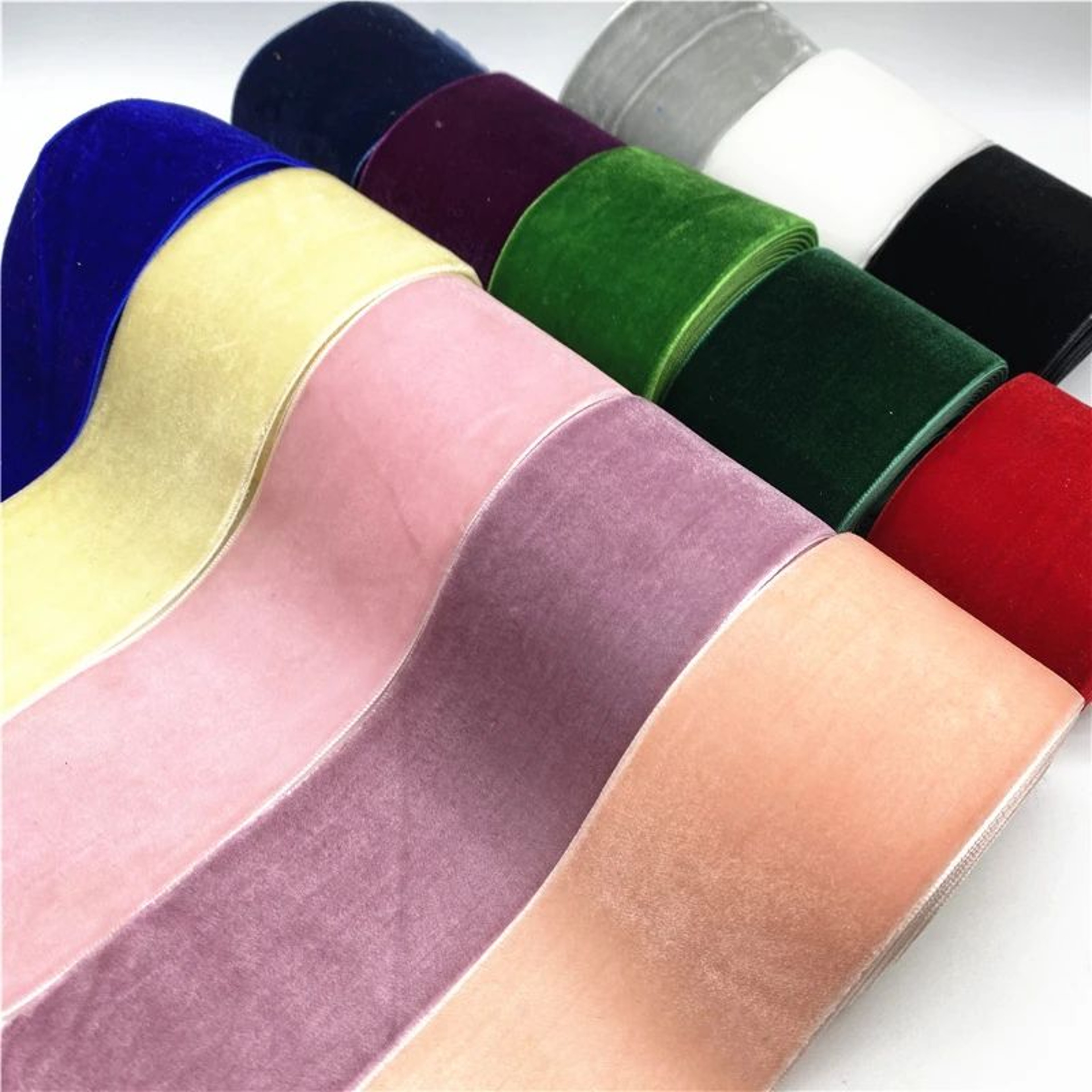 2 Yards Wide Velvet Ribbon 197 Inch For Gift Wrapping Hair Bows And DIY Crafts 0