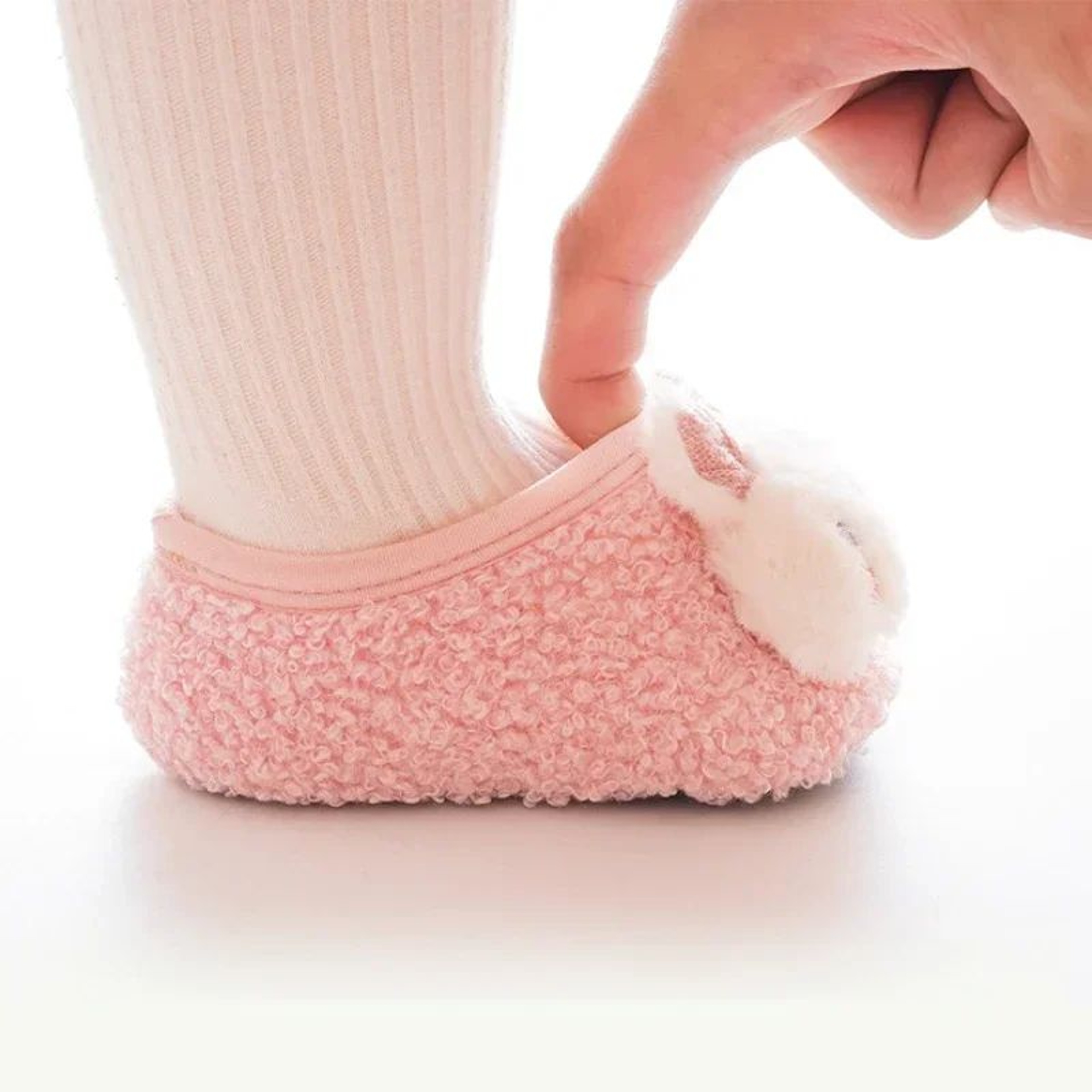 Cute Rabbit Plush Baby Slippers Soft NonSlip Toddler Indoor Shoes 5