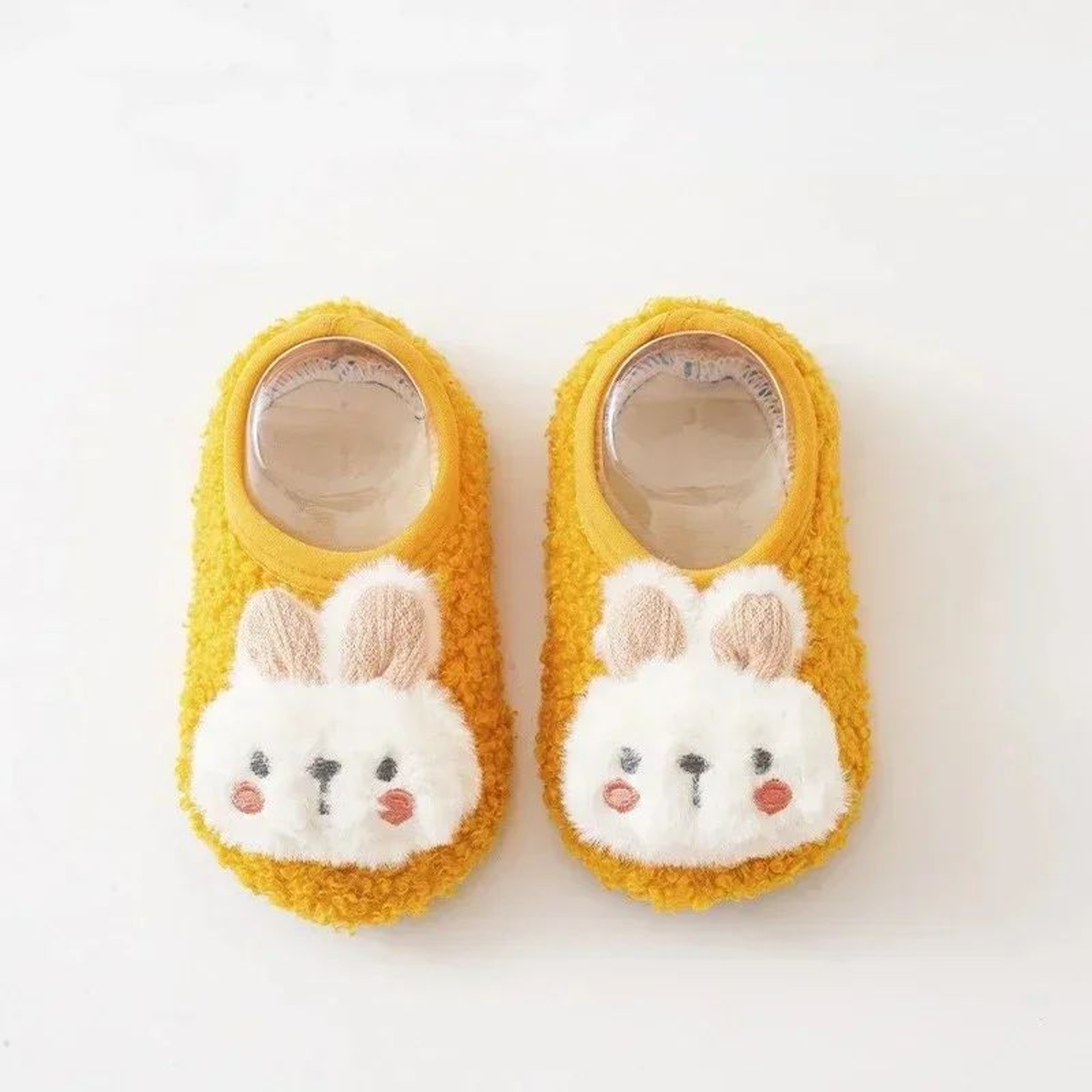 Cute Rabbit Plush Baby Slippers Soft NonSlip Toddler Indoor Shoes 8