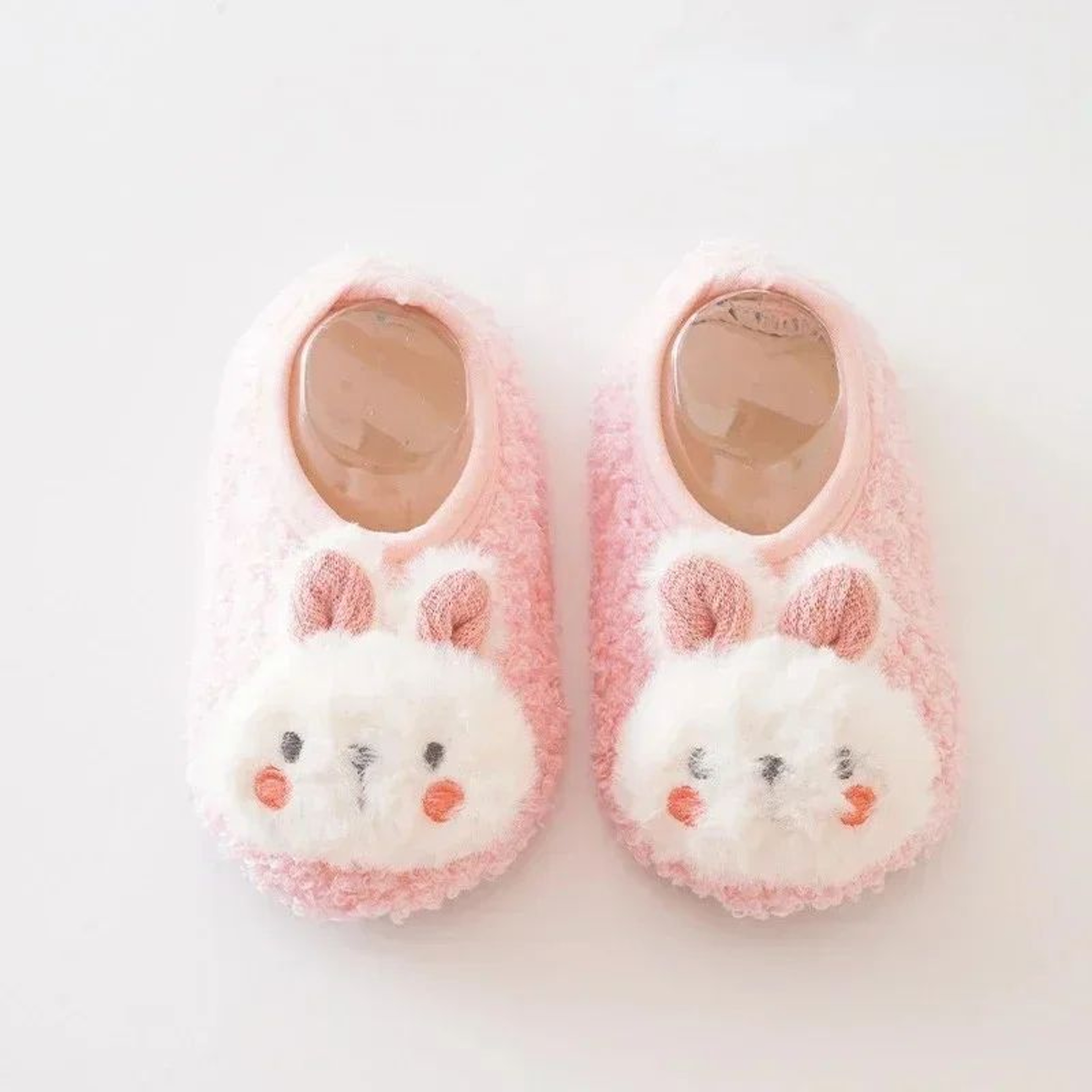 Cute Rabbit Plush Baby Slippers Soft NonSlip Toddler Indoor Shoes 10