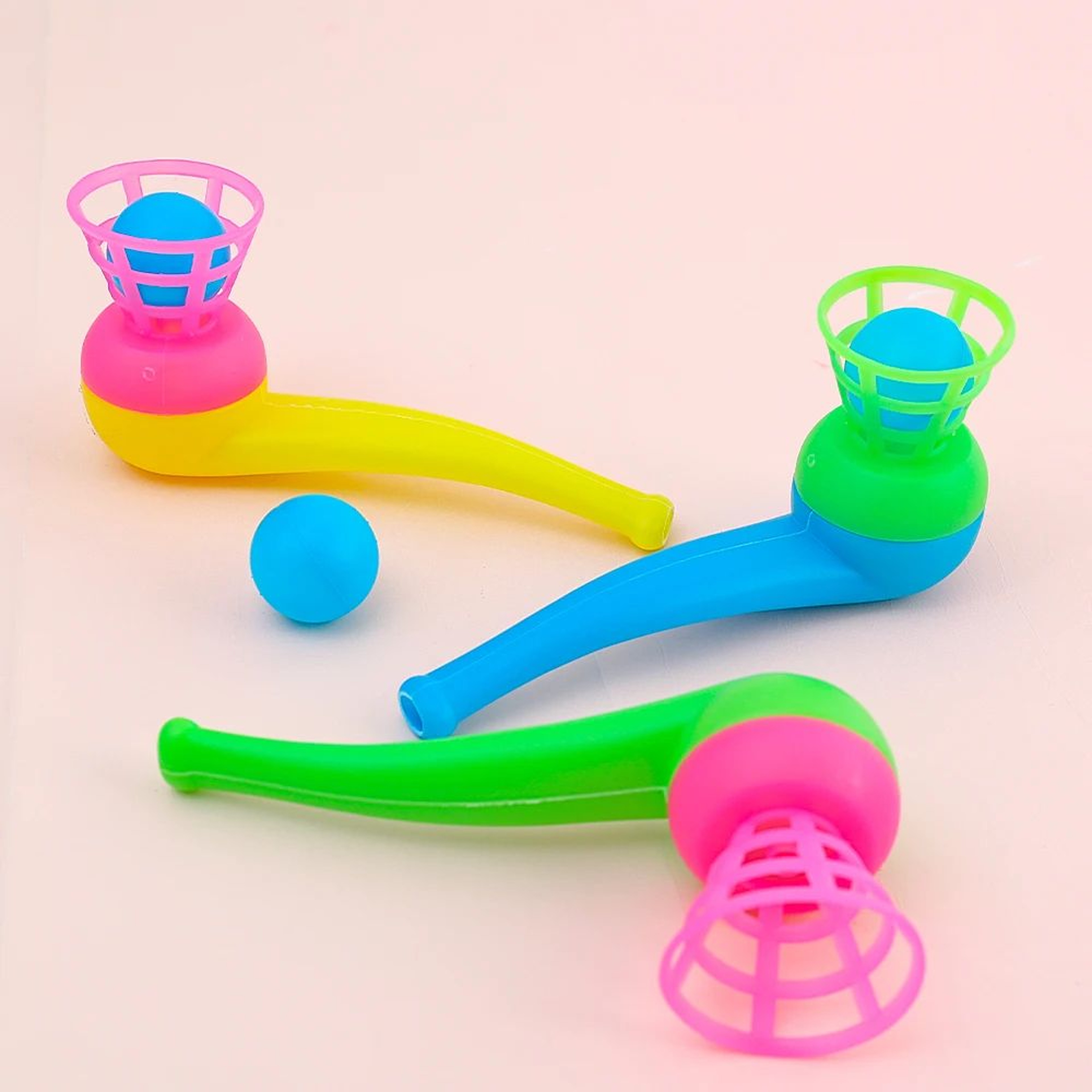 Colorful Floating Ball Blowing Toy For Kids  Fun Balance And Coordination Game 2