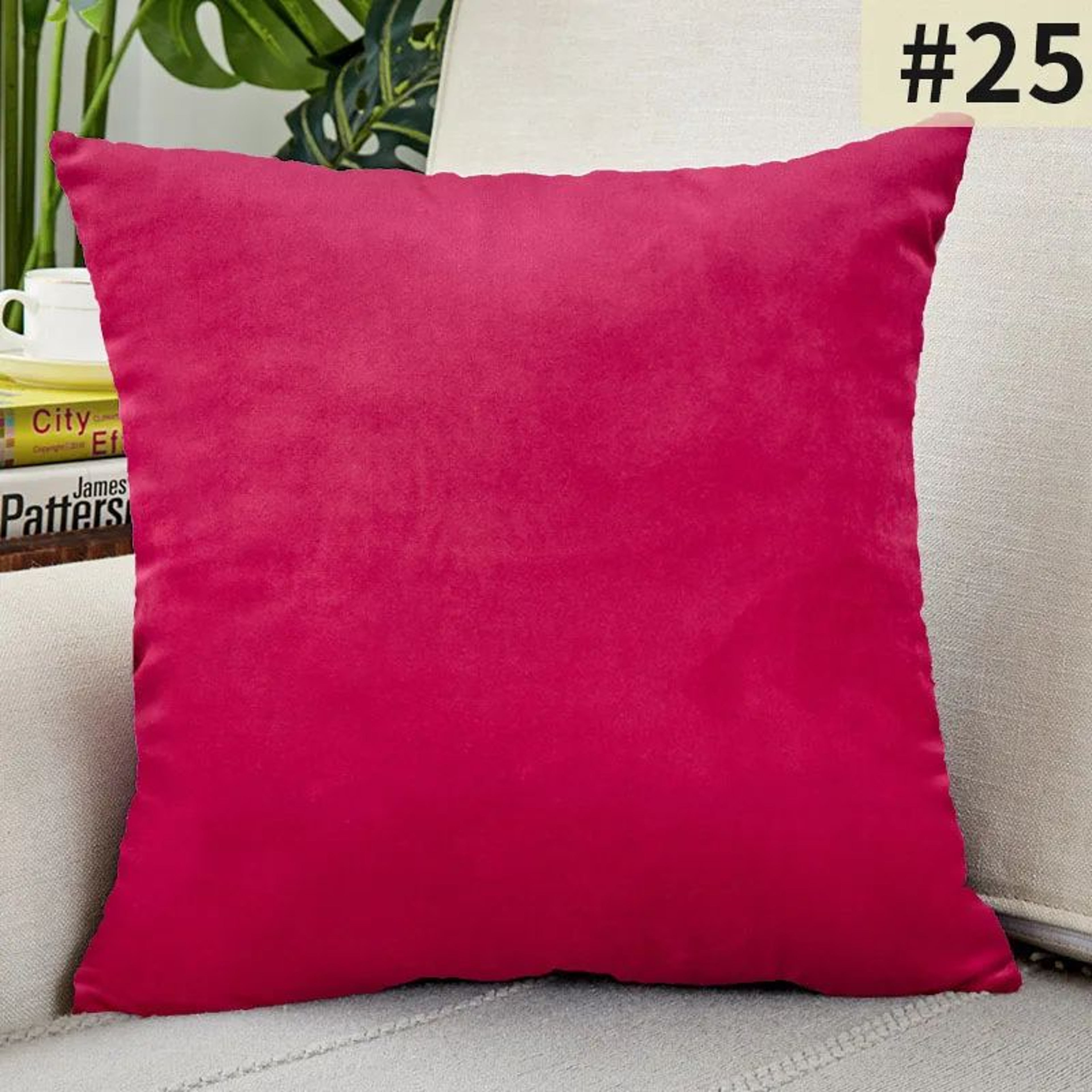 Soft Velvet Throw Pillow Covers For Sofa And Living Room Decor 7