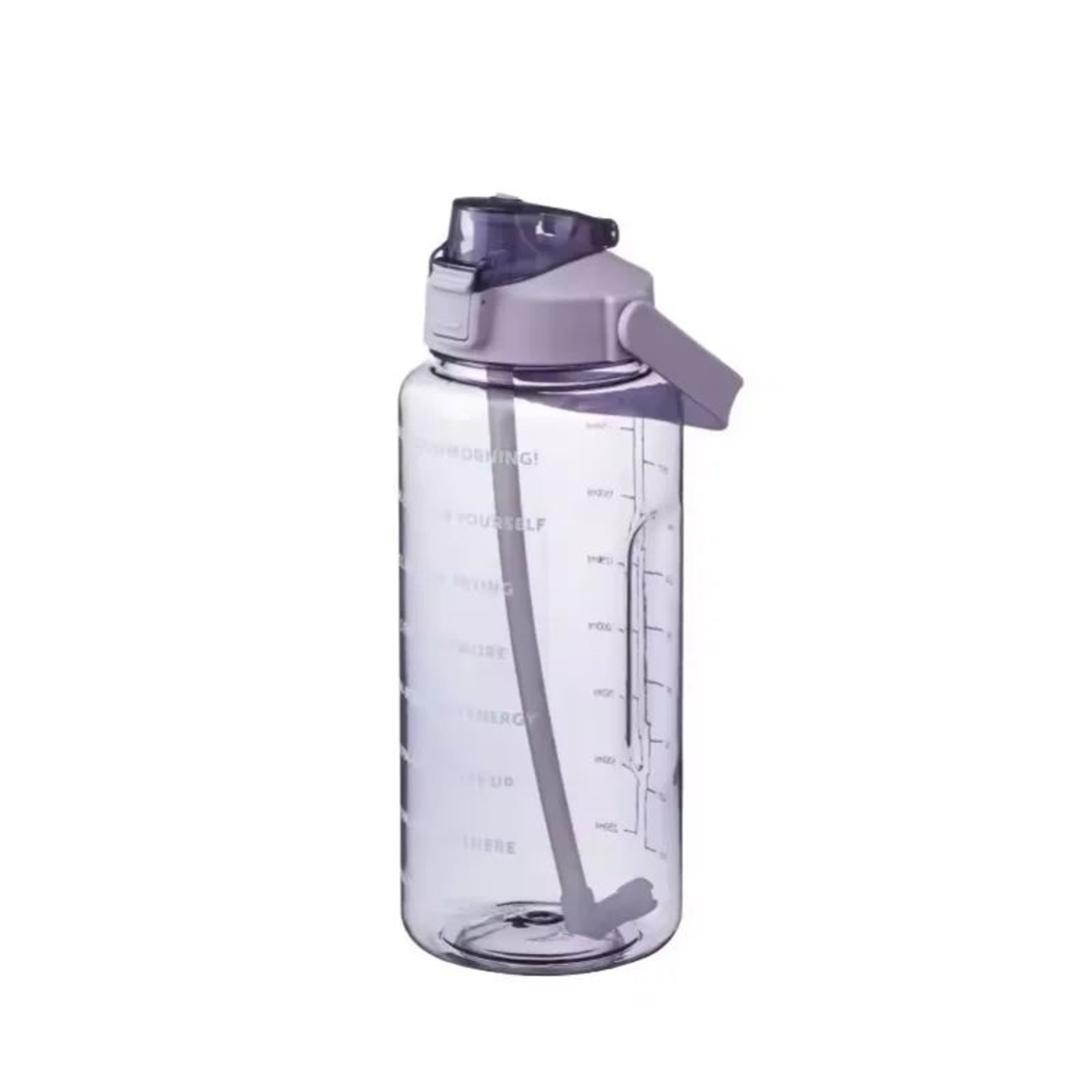 2L Large Capacity Water Bottle With Straw For Gym Sports And Travel 9