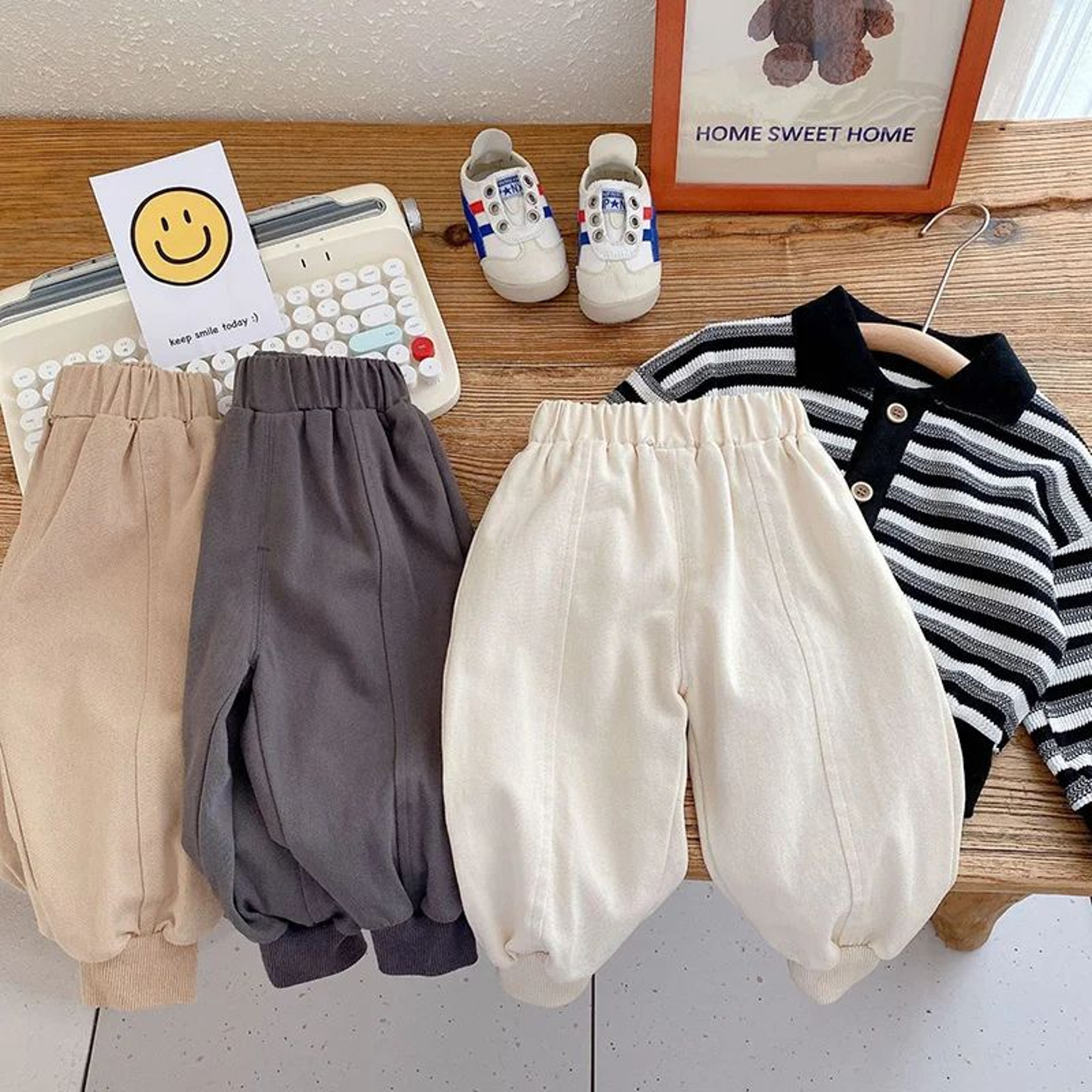 Unisex Toddler Jogger Pants  Comfortable Stretchy Casual Trousers For Boys And Girls 2