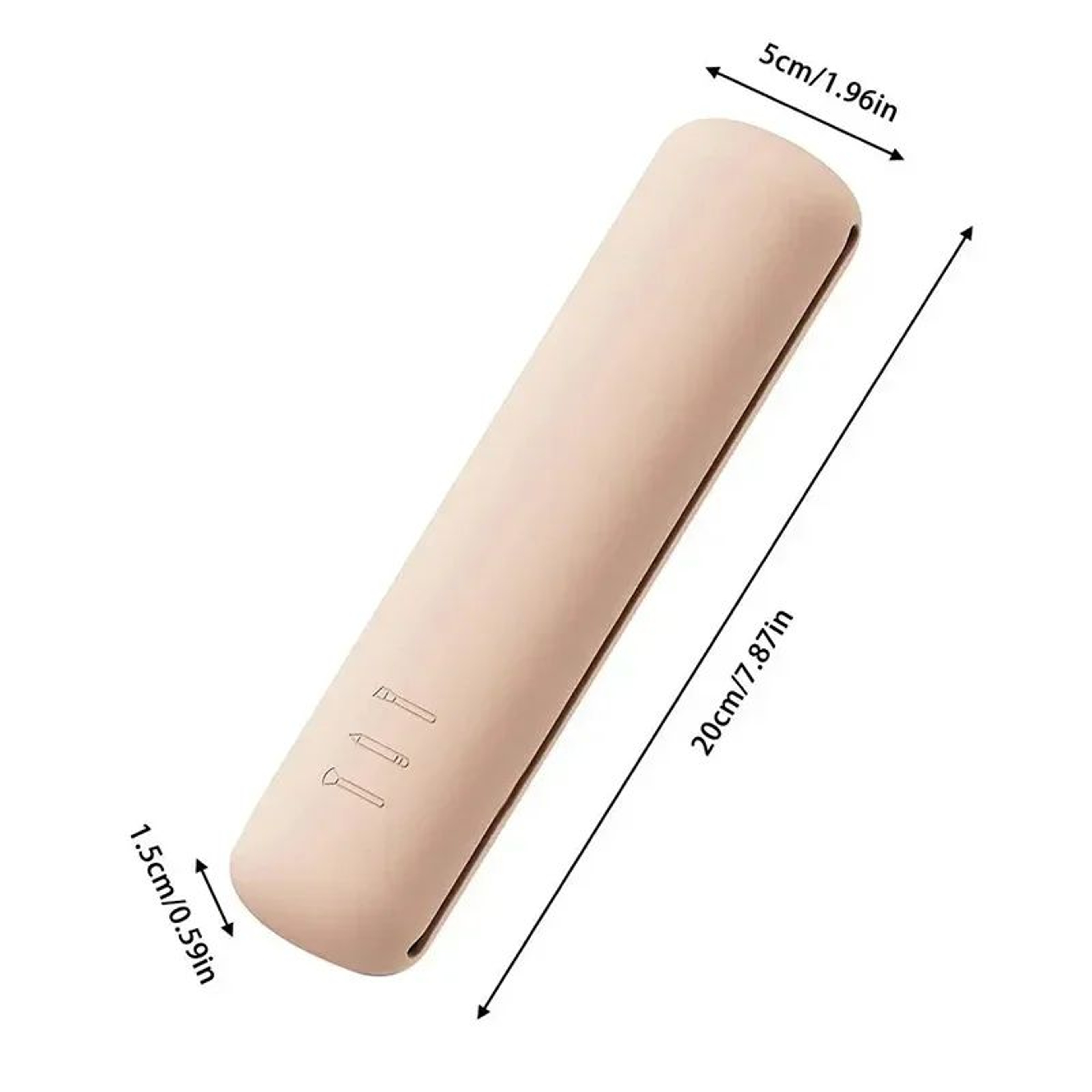 Portable Silicone Makeup Brush Holder Waterproof Travel Cosmetic Organizer 1