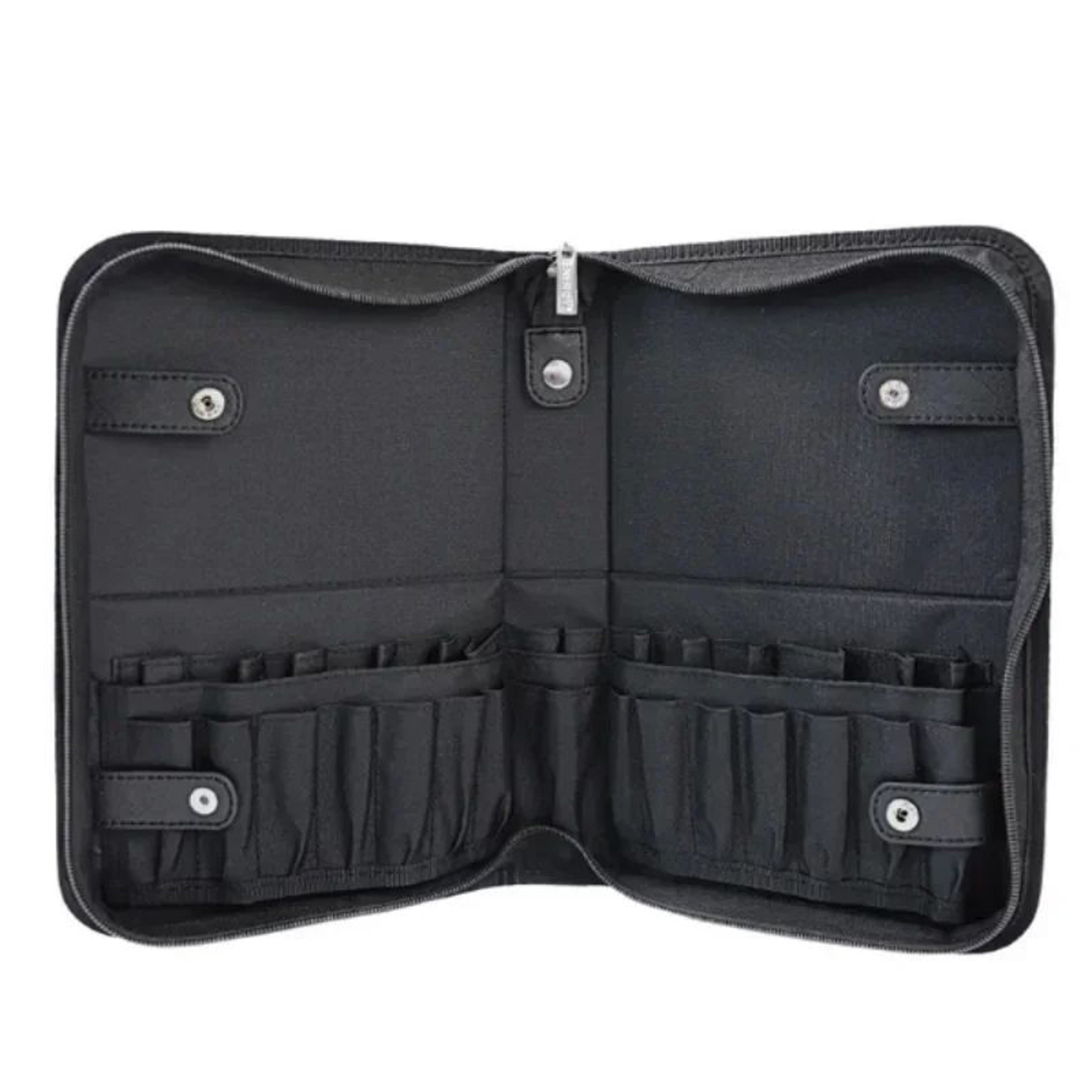 Foldable Makeup Brush Organizer Bag With 23 Or 29 Slots For Travel And Professional Use 2