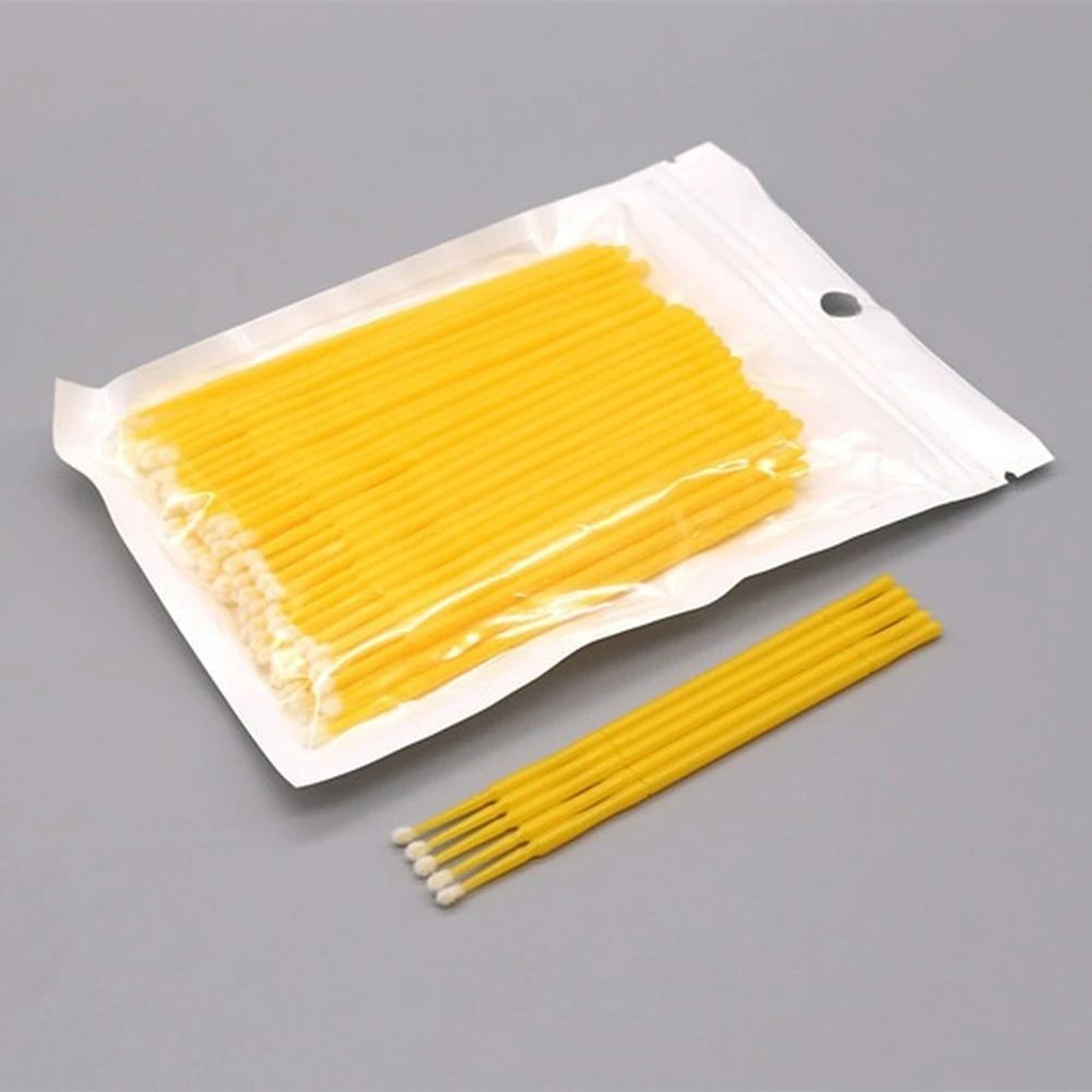 100PCS Disposable Micro Brushes For Eyelash Extensions And Precision Makeup Application 8