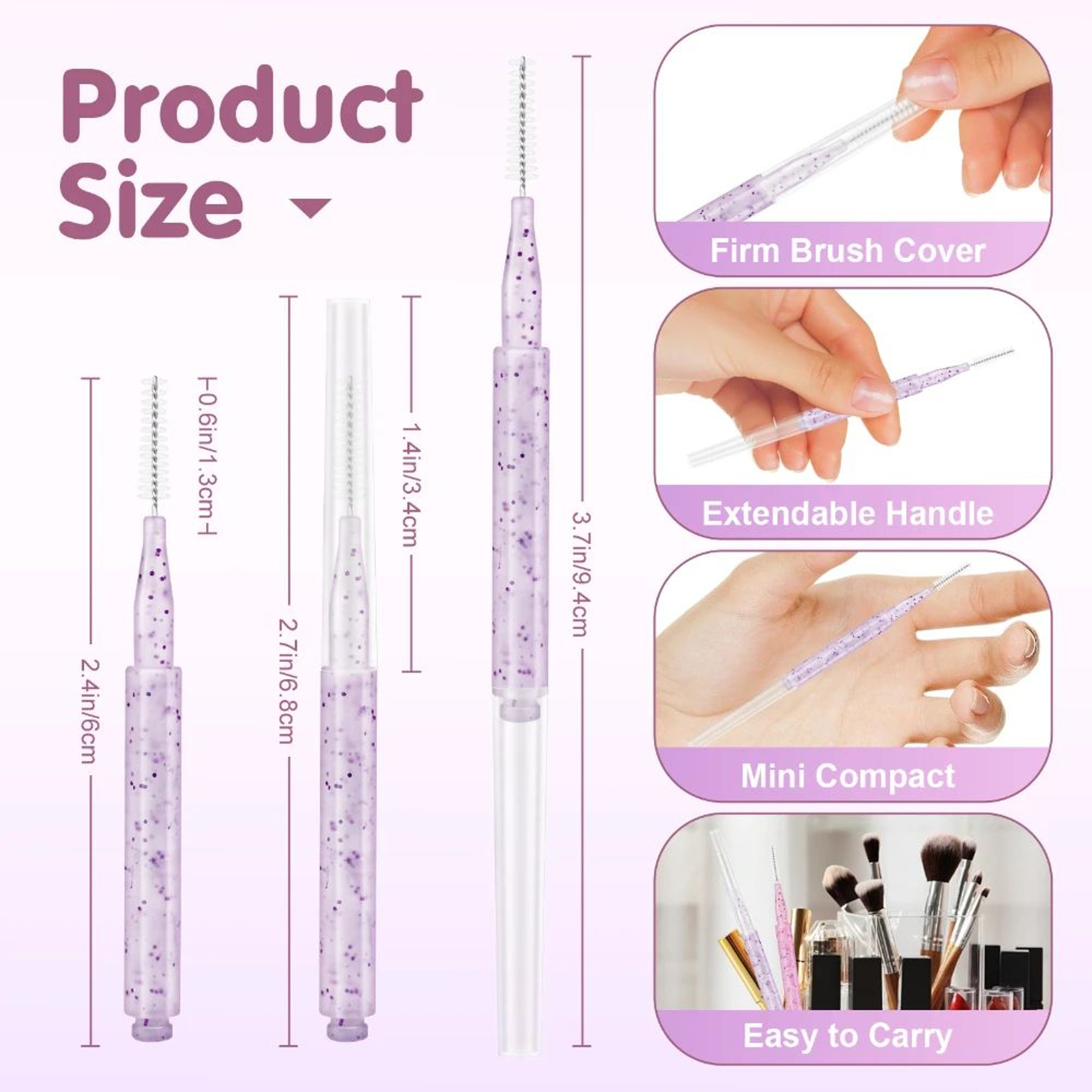 Mini Bendable Eyebrow Lifting Brushes For Brow Lamination And Lash Application 4