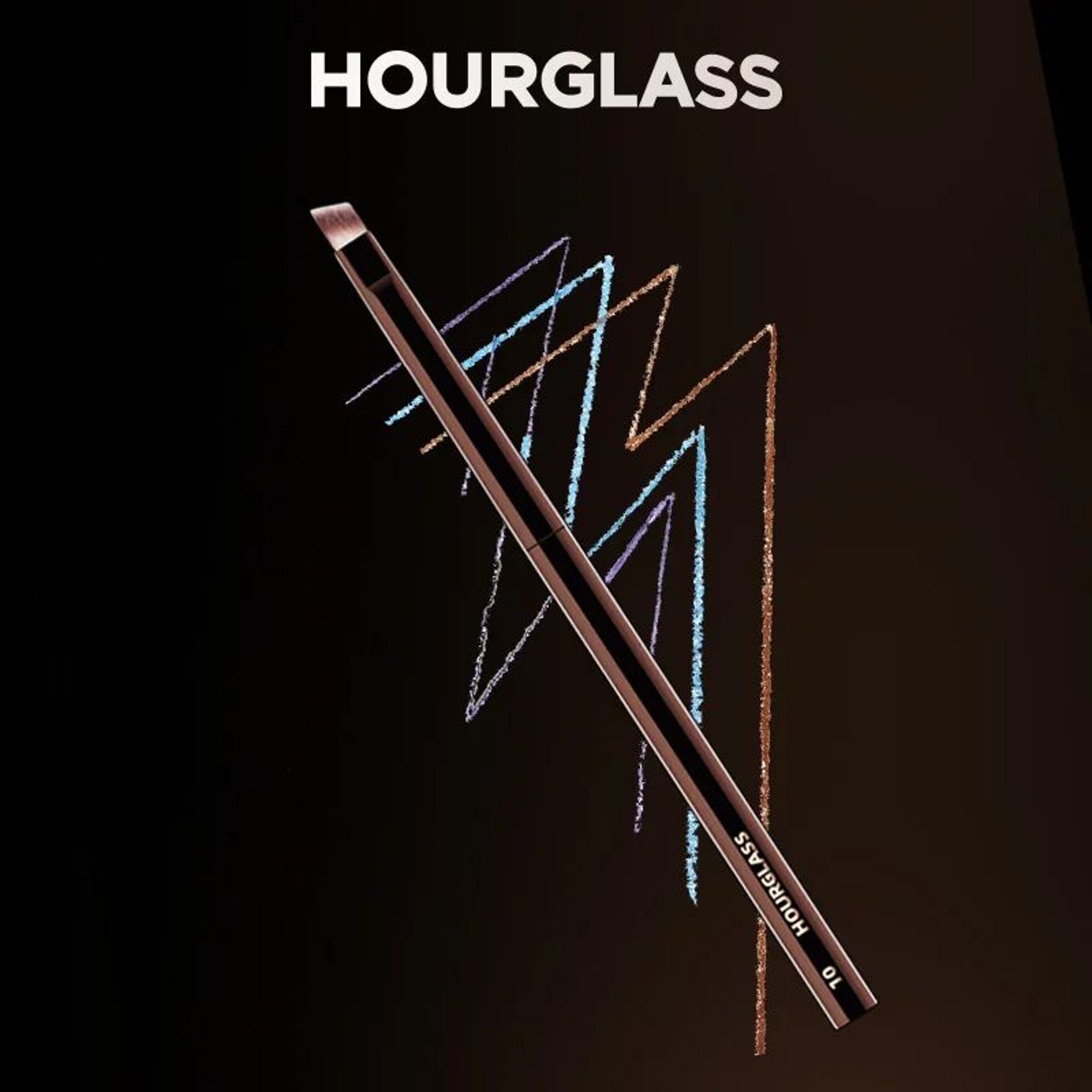 Hourglass Style Makeup Brushes For Foundation Powder Blush And Eye Makeup 2