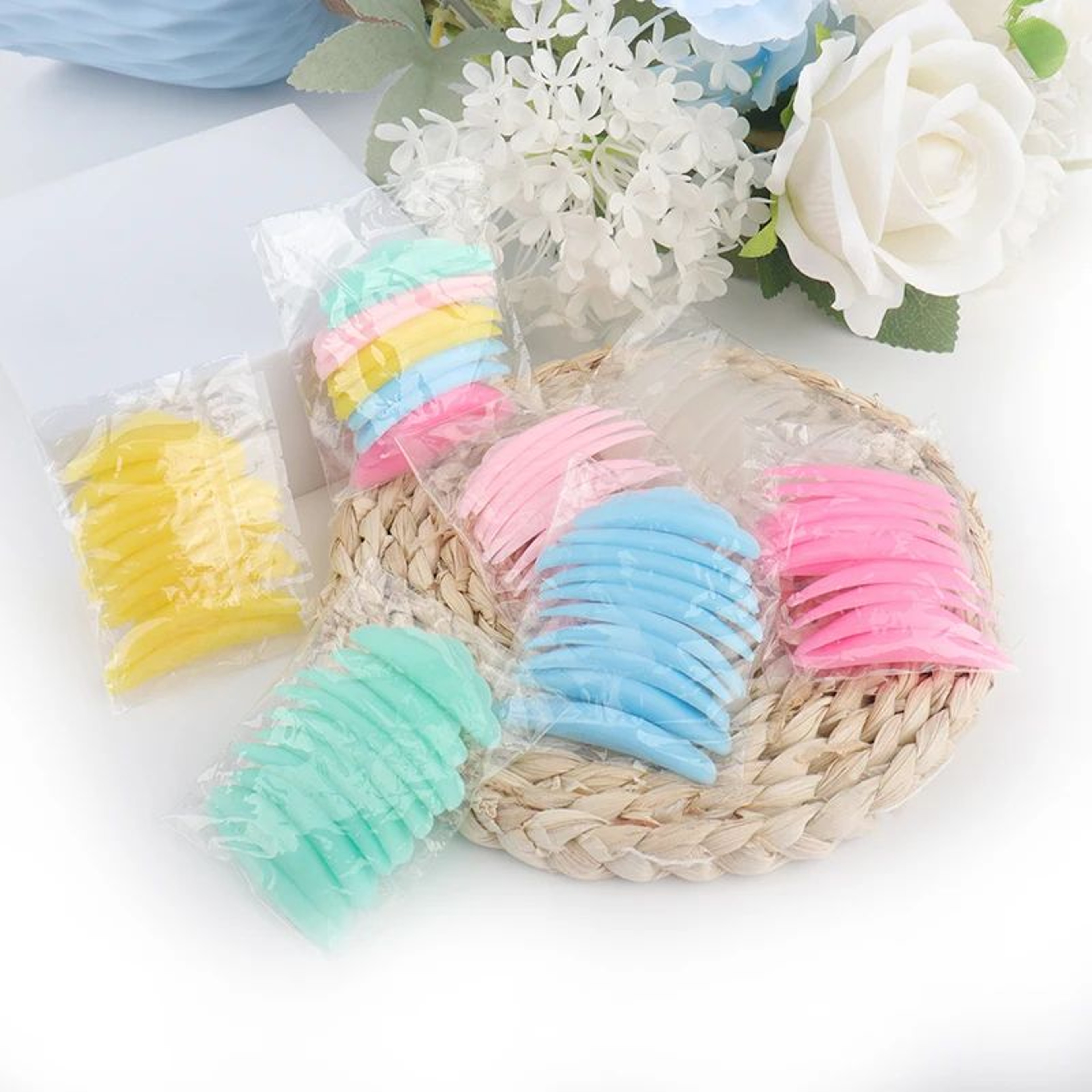 5 Pairs Silicone Eyelash Lift Shields 3D Lash Perm Pads For Natural Curling 0