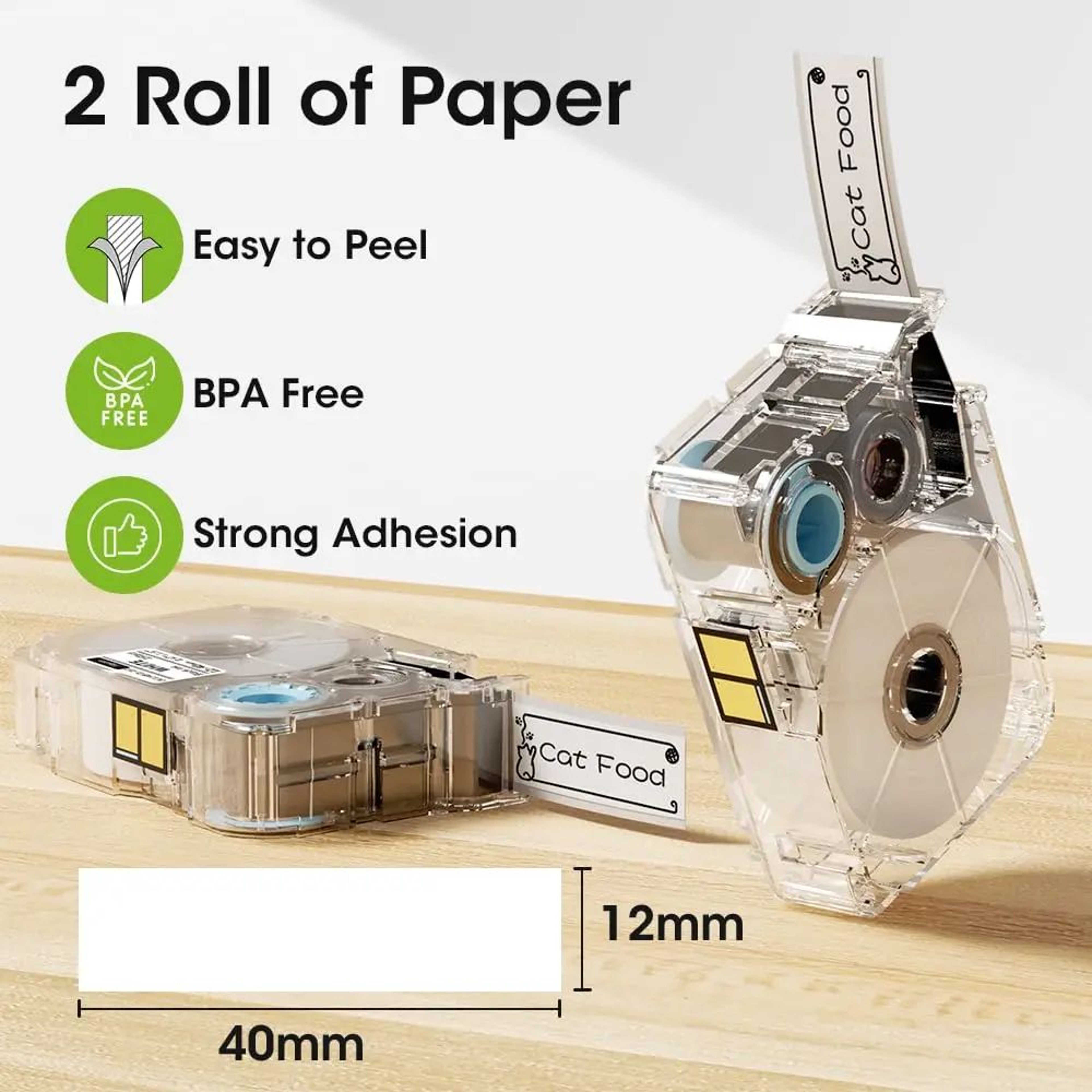 Phomemo A30 P15 Waterproof Multicolor Adhesive Label Printer Tape 3