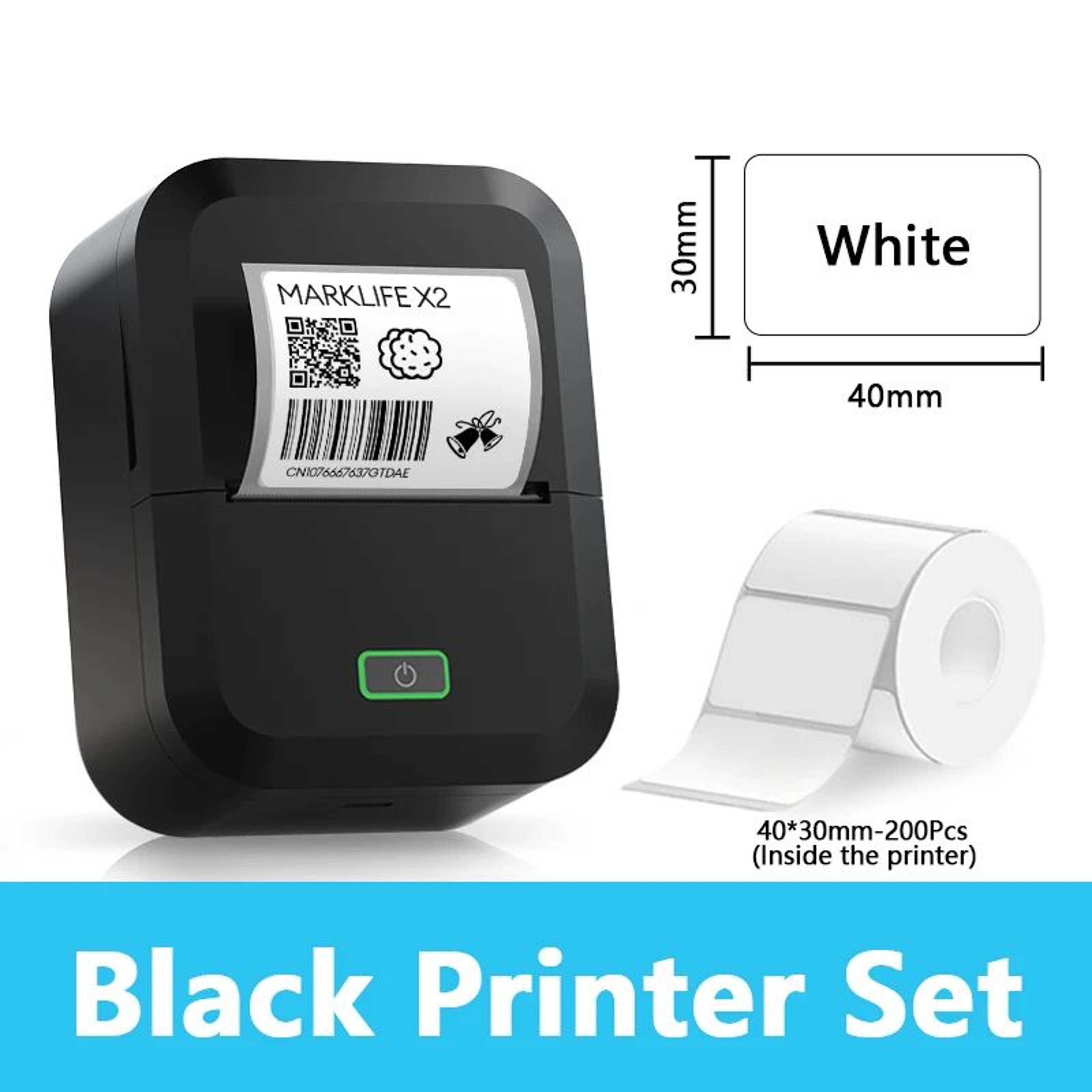 X2 Mini Wireless Bluetooth Thermal Label Printer For Home And Office Organization 9