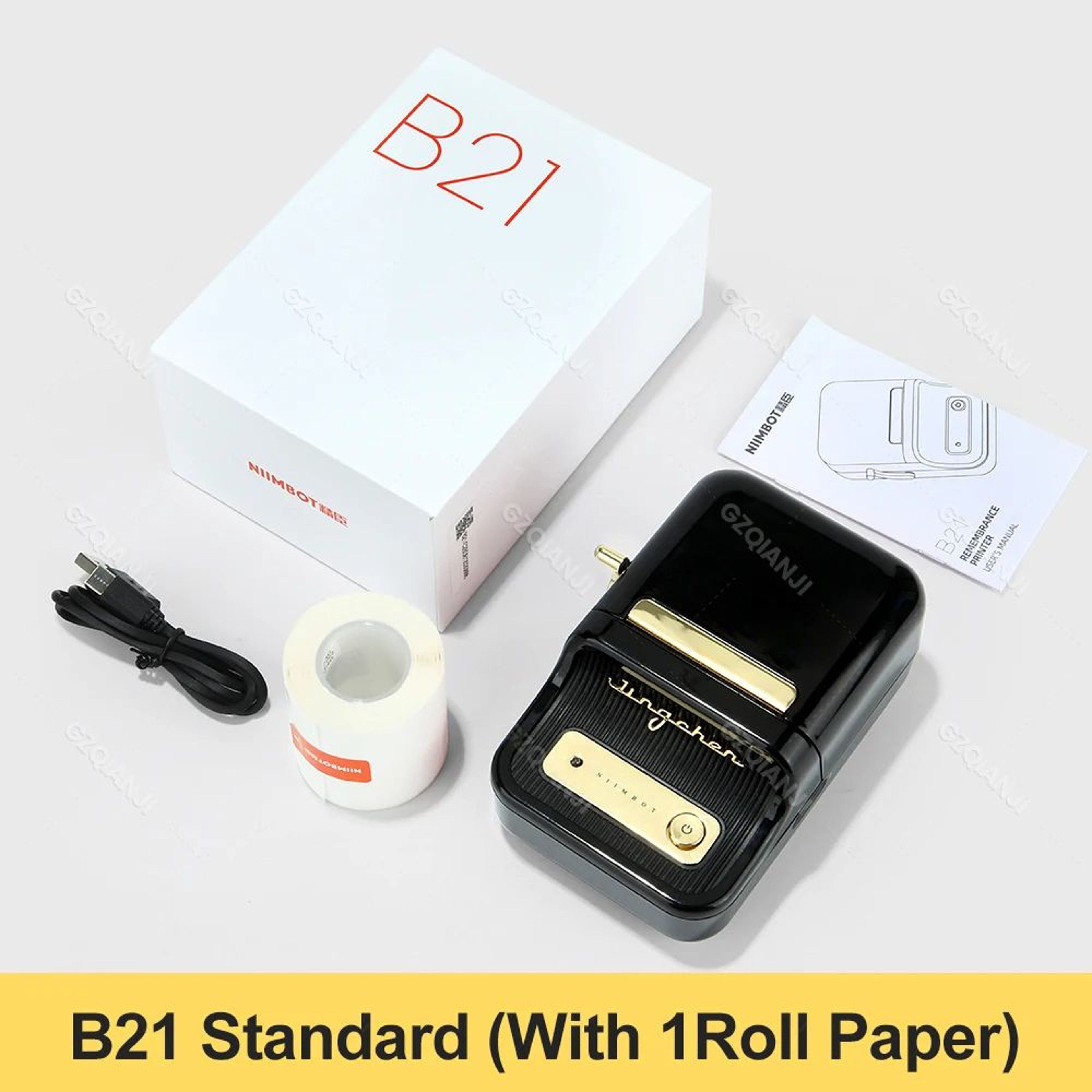 B21 Portable Bluetooth Thermal Label Printer For Barcode Jewelry And Home Organization 6