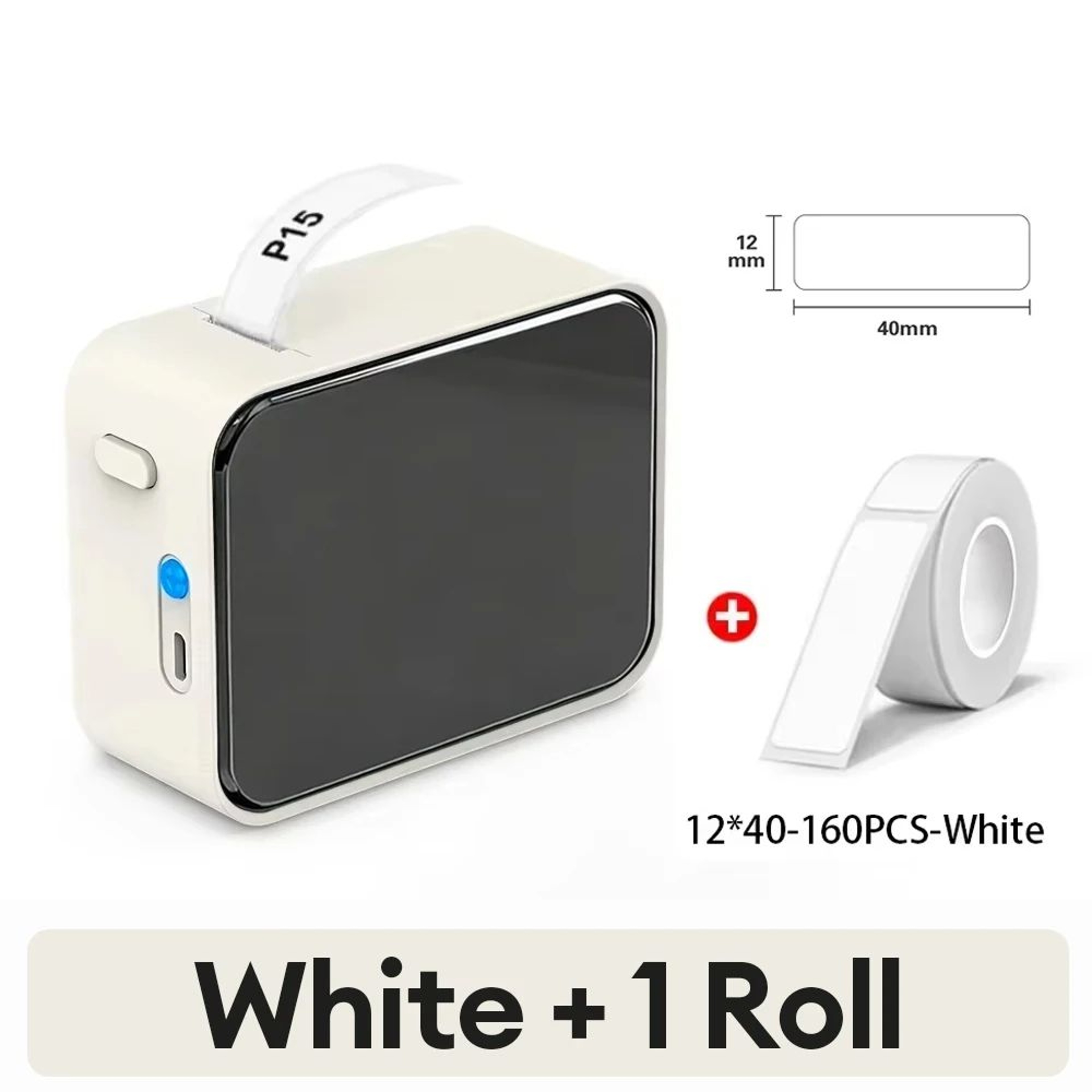P15 Mini Bluetooth Thermal Label Printer Portable Wireless Sticker Maker 6