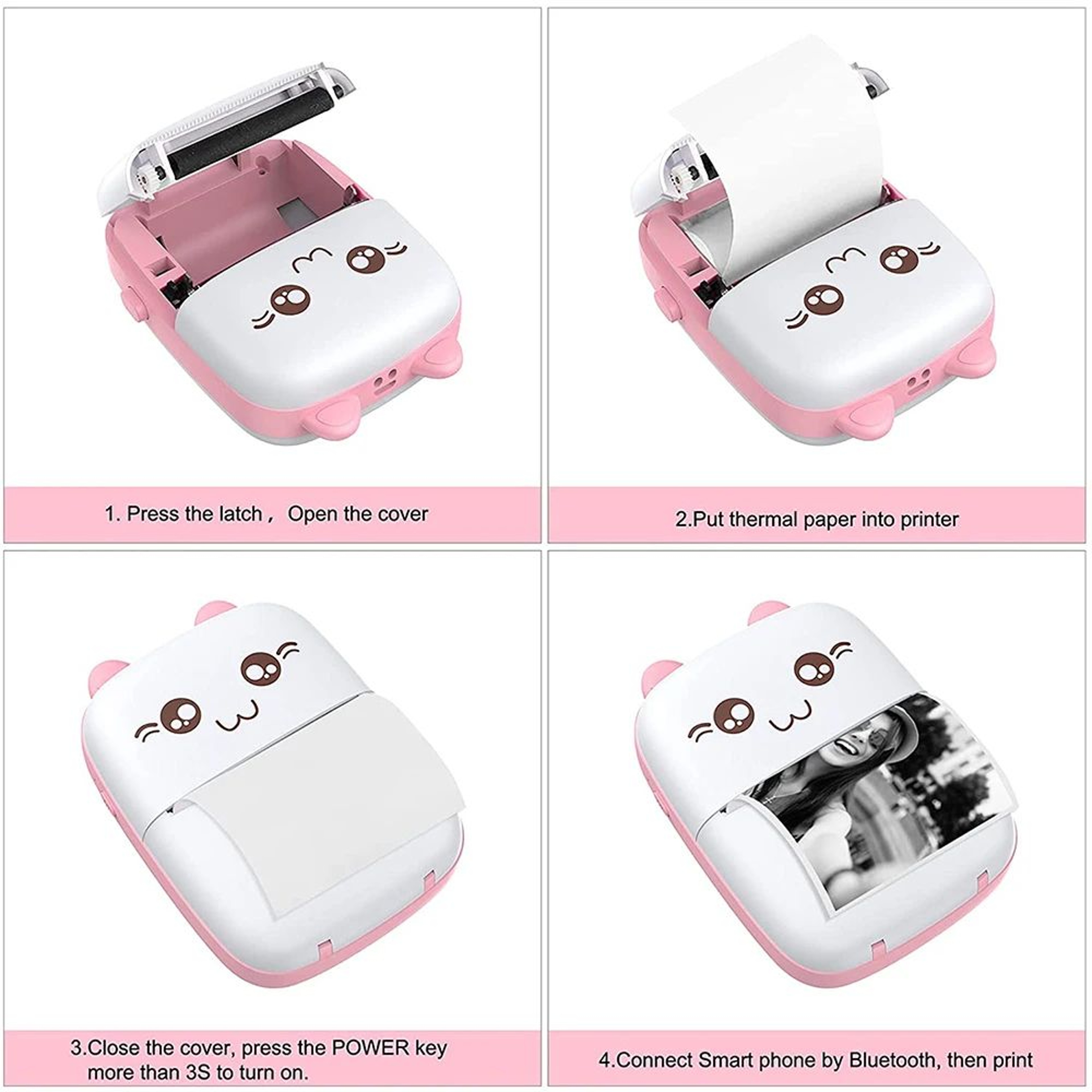 C9 Mini HD Bluetooth Thermal Printer Portable Inkless Sticker And Note Printer 1